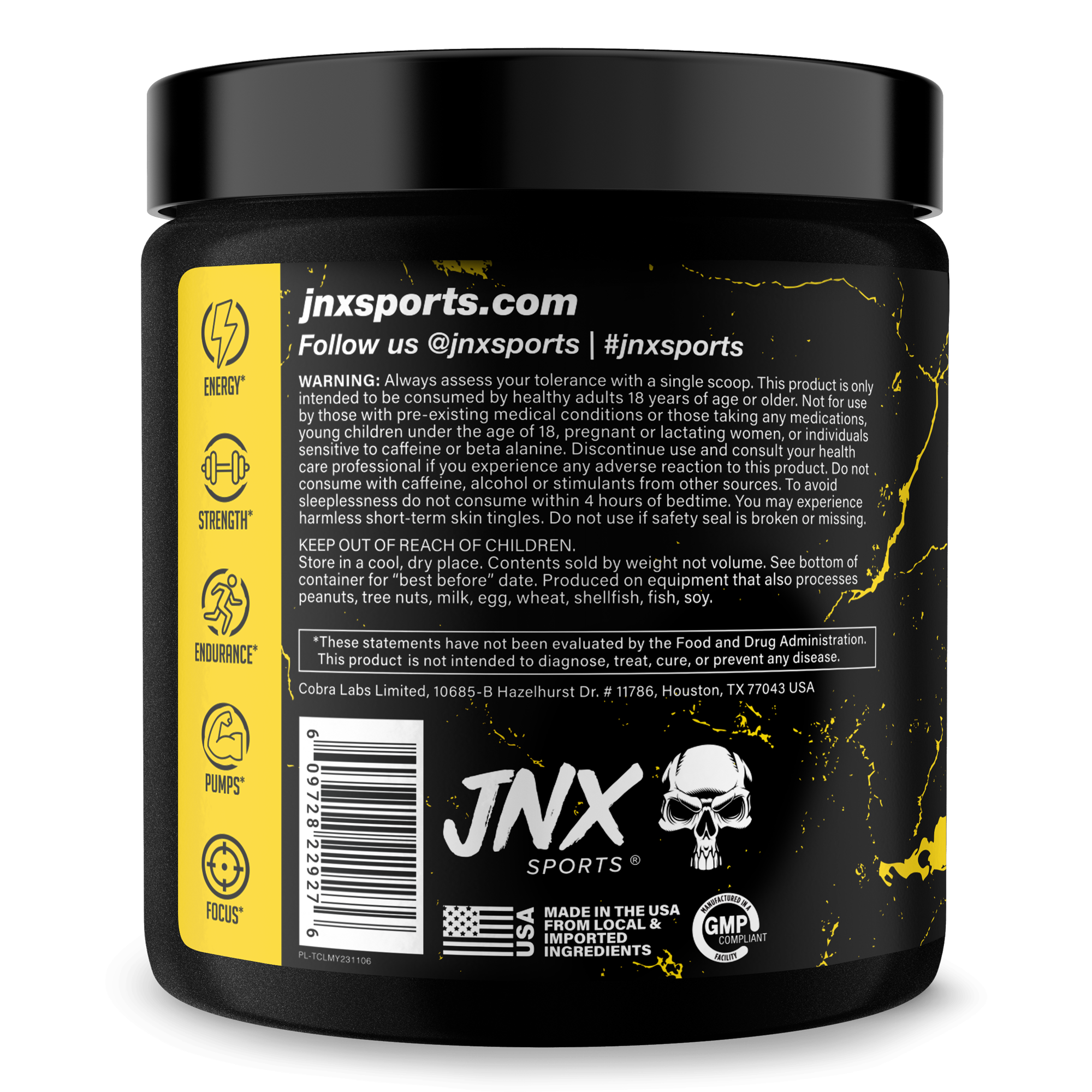 The Curse Pre-Workout Energy Focus Strength Training Supplement Powder
