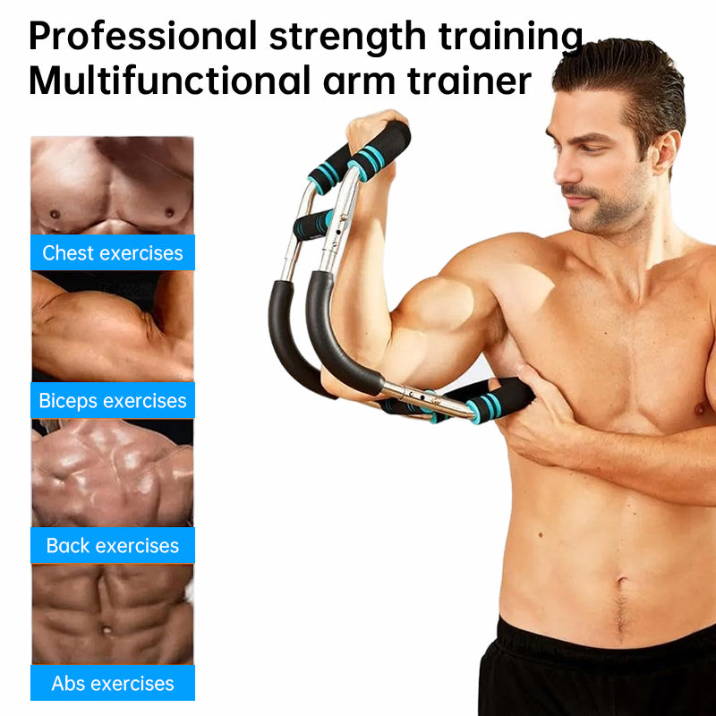 Adjustable Spring Twister Arm Exerciser Chest Forearm Strength Trainer