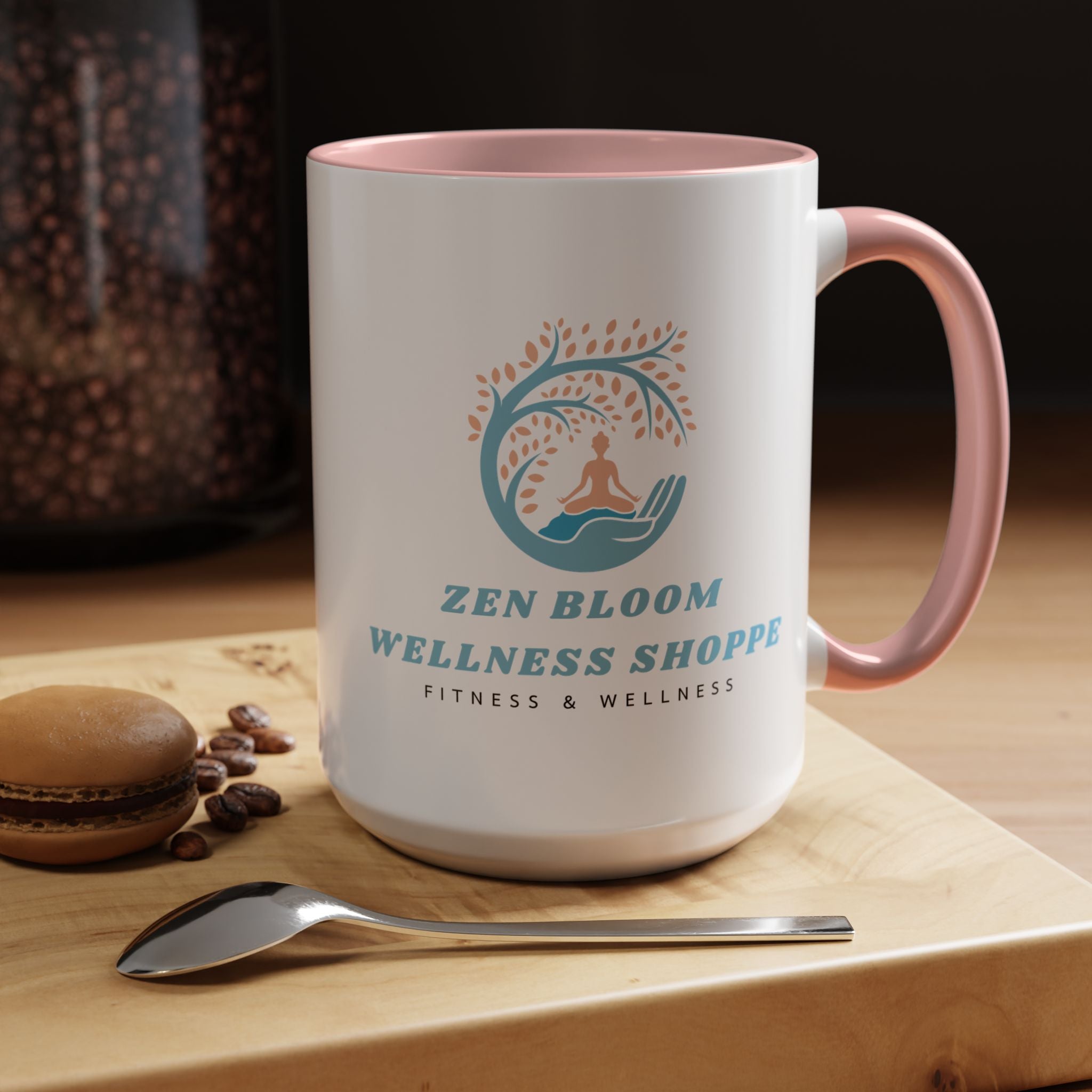 Zen Bloom Wellness Shoppe Accent Coffee Mug (11, 15oz)