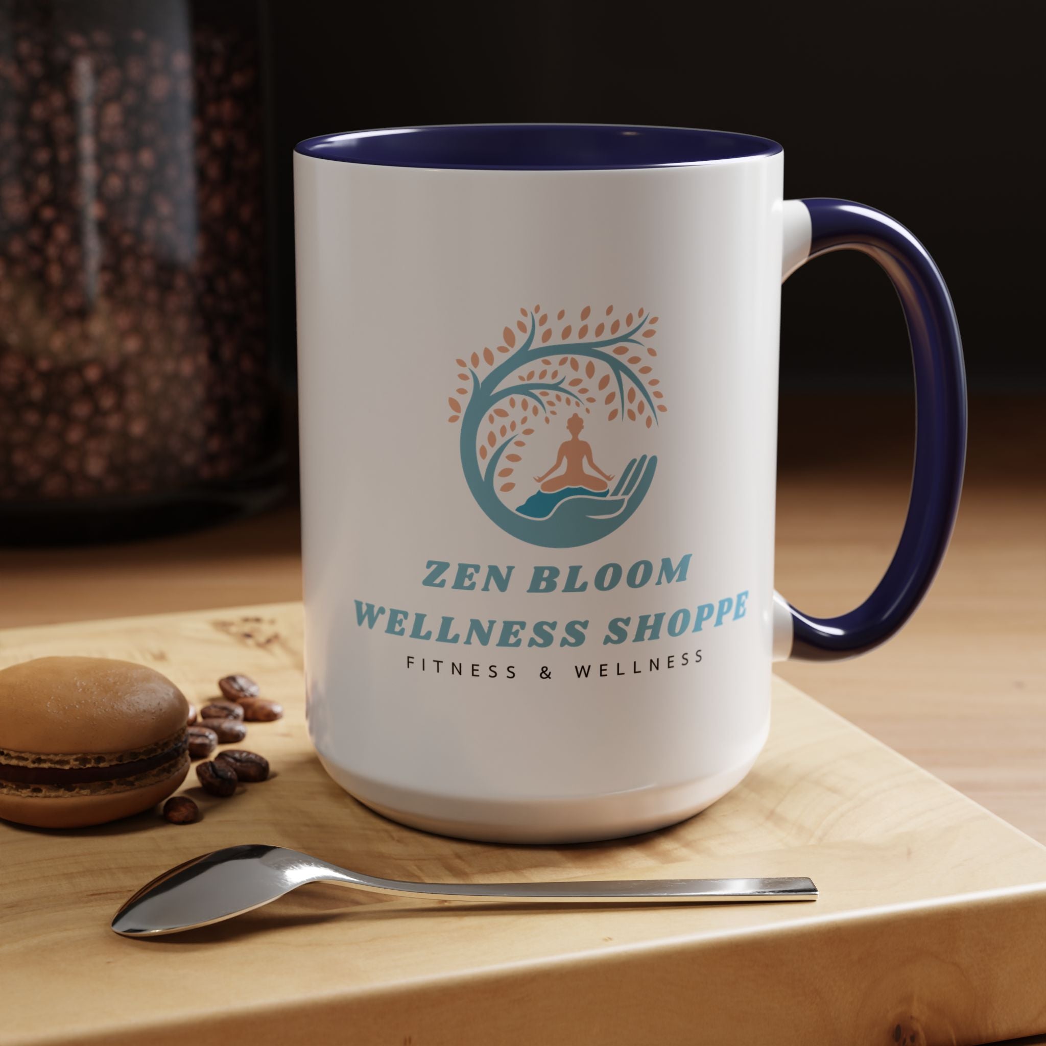 Zen Bloom Wellness Shoppe Accent Coffee Mug (11, 15oz)