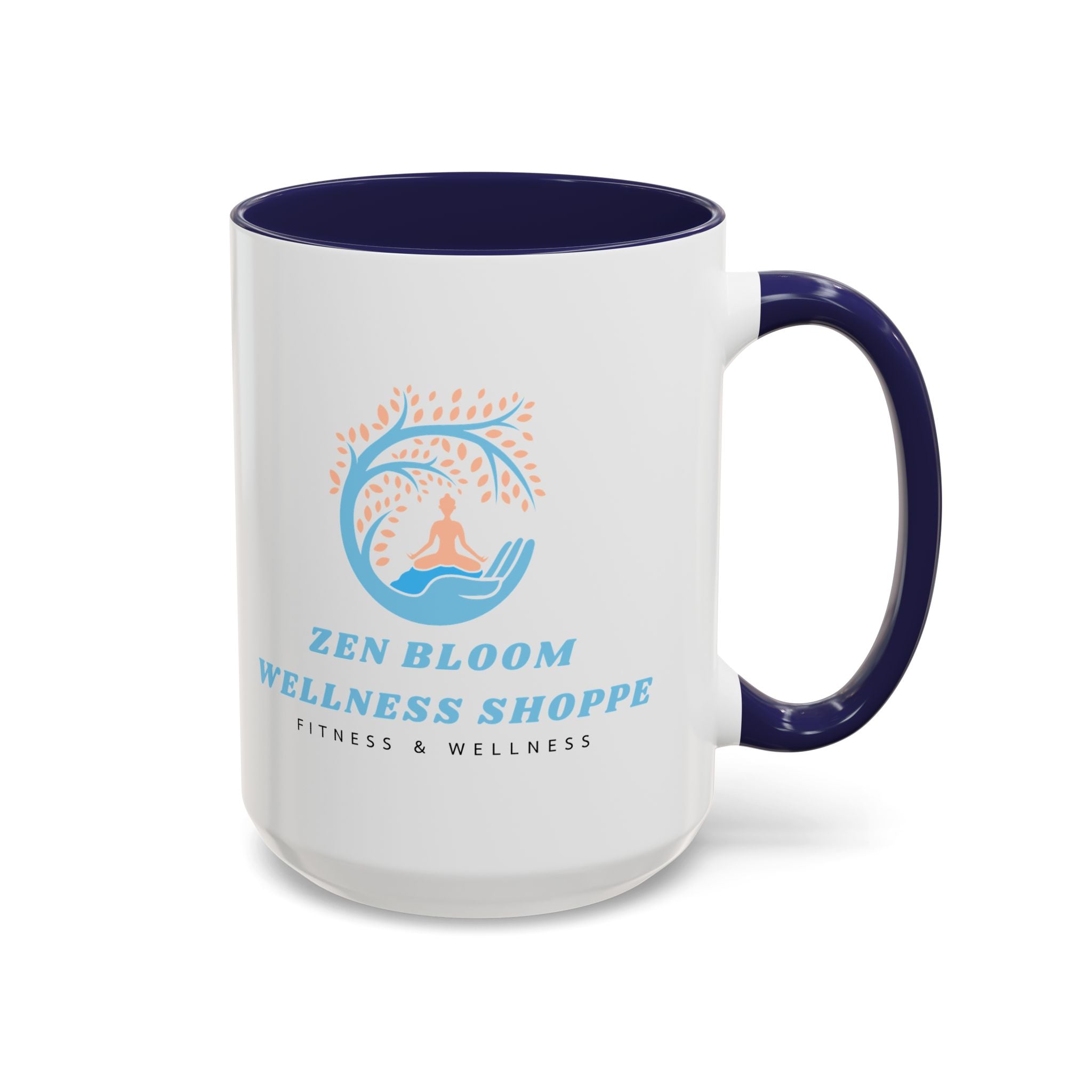 Zen Bloom Wellness Shoppe Accent Coffee Mug (11, 15oz)