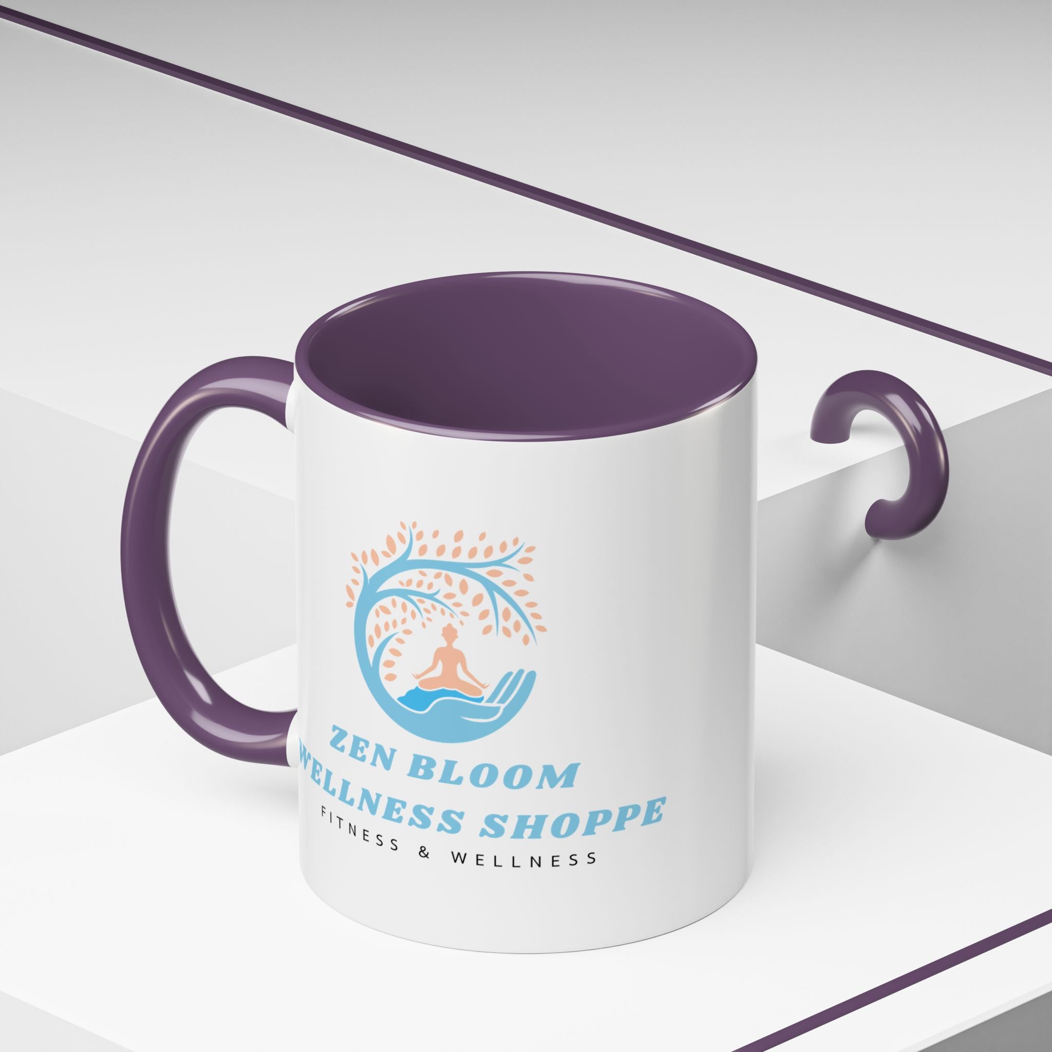Zen Bloom Wellness Shoppe Accent Coffee Mug (11, 15oz)