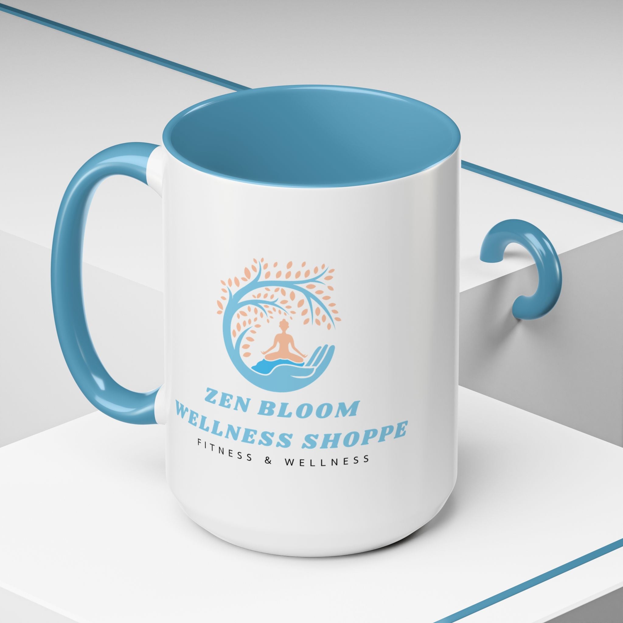 Zen Bloom Wellness Shoppe Accent Coffee Mug (11, 15oz)