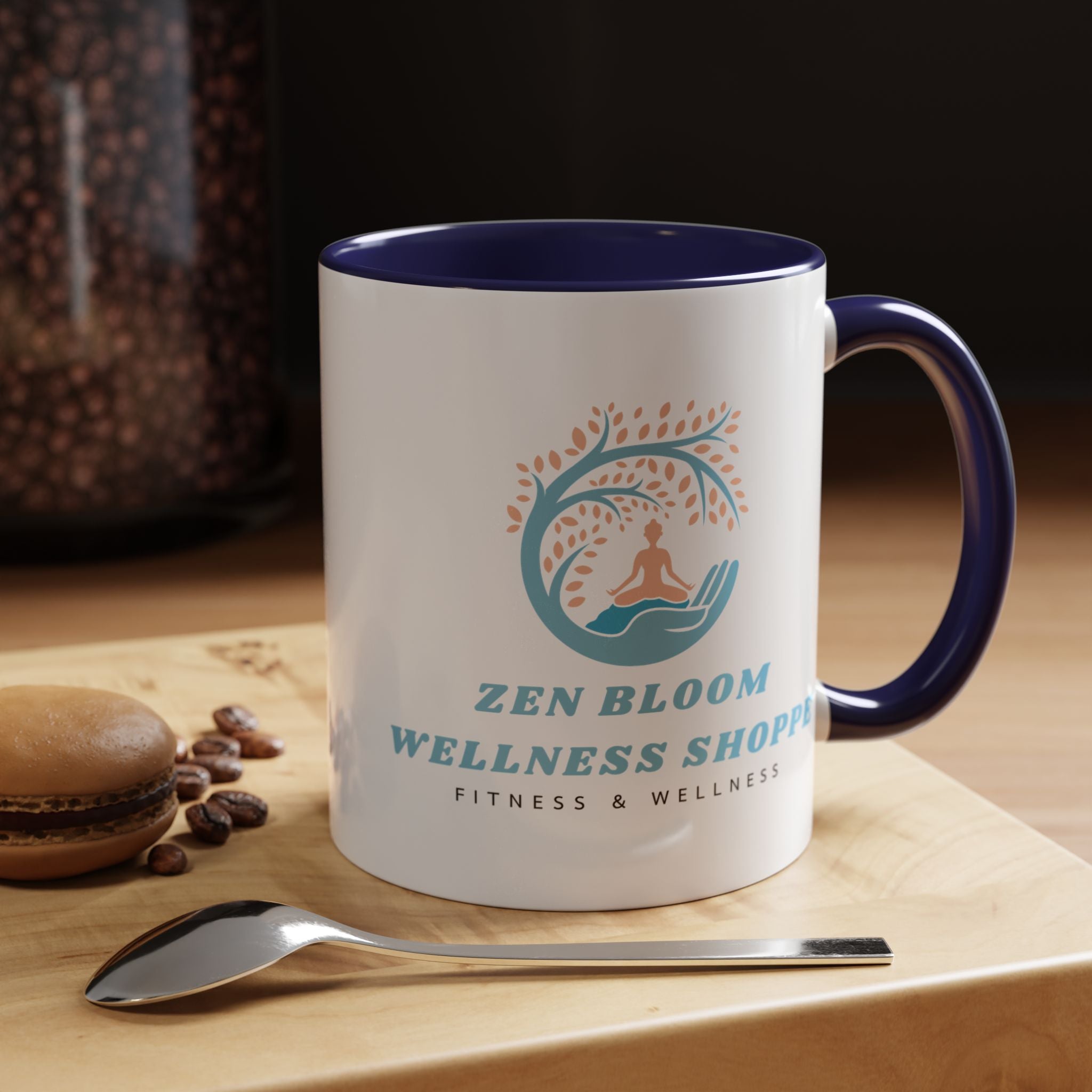Zen Bloom Wellness Shoppe Accent Coffee Mug (11, 15oz)