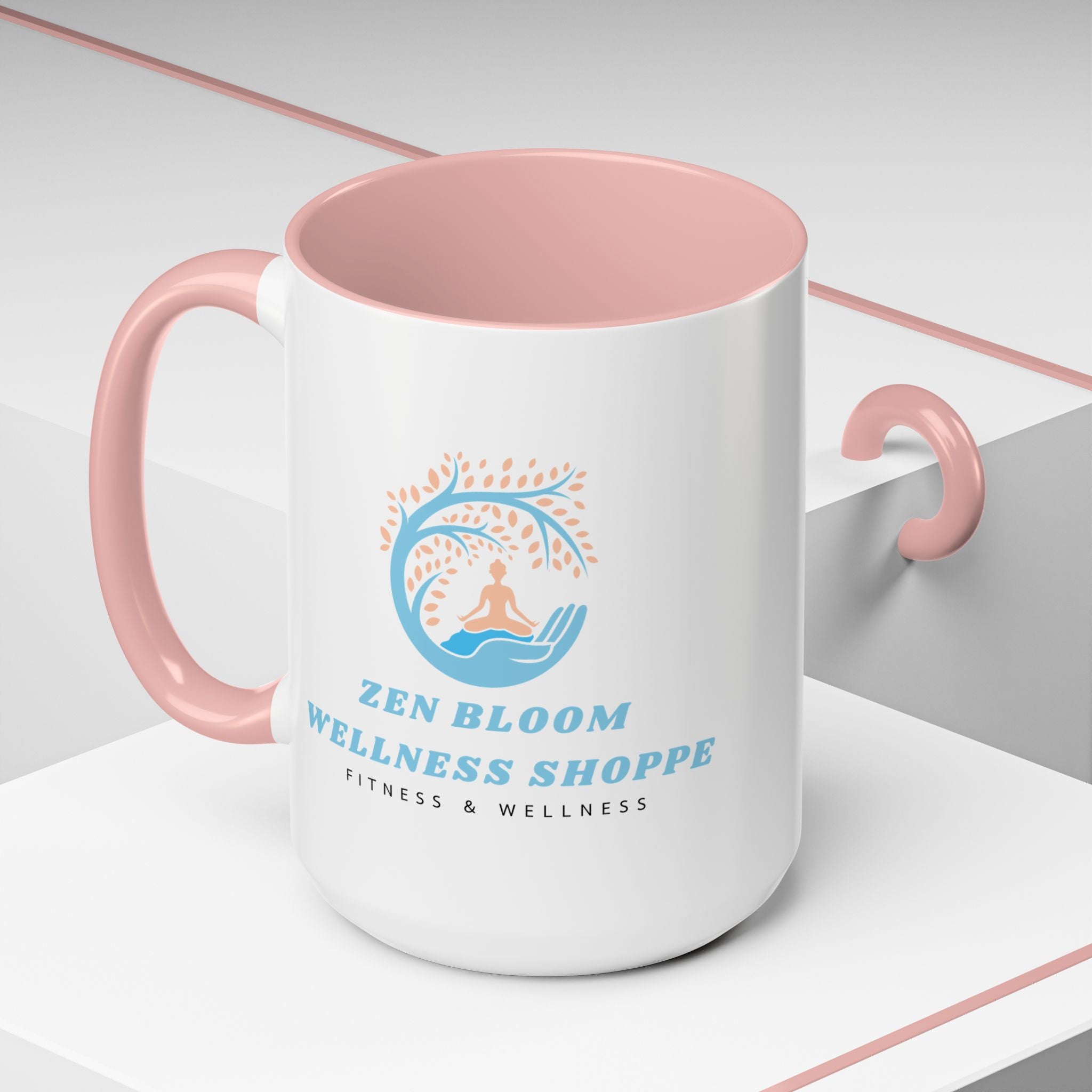 Zen Bloom Wellness Shoppe Accent Coffee Mug (11, 15oz)