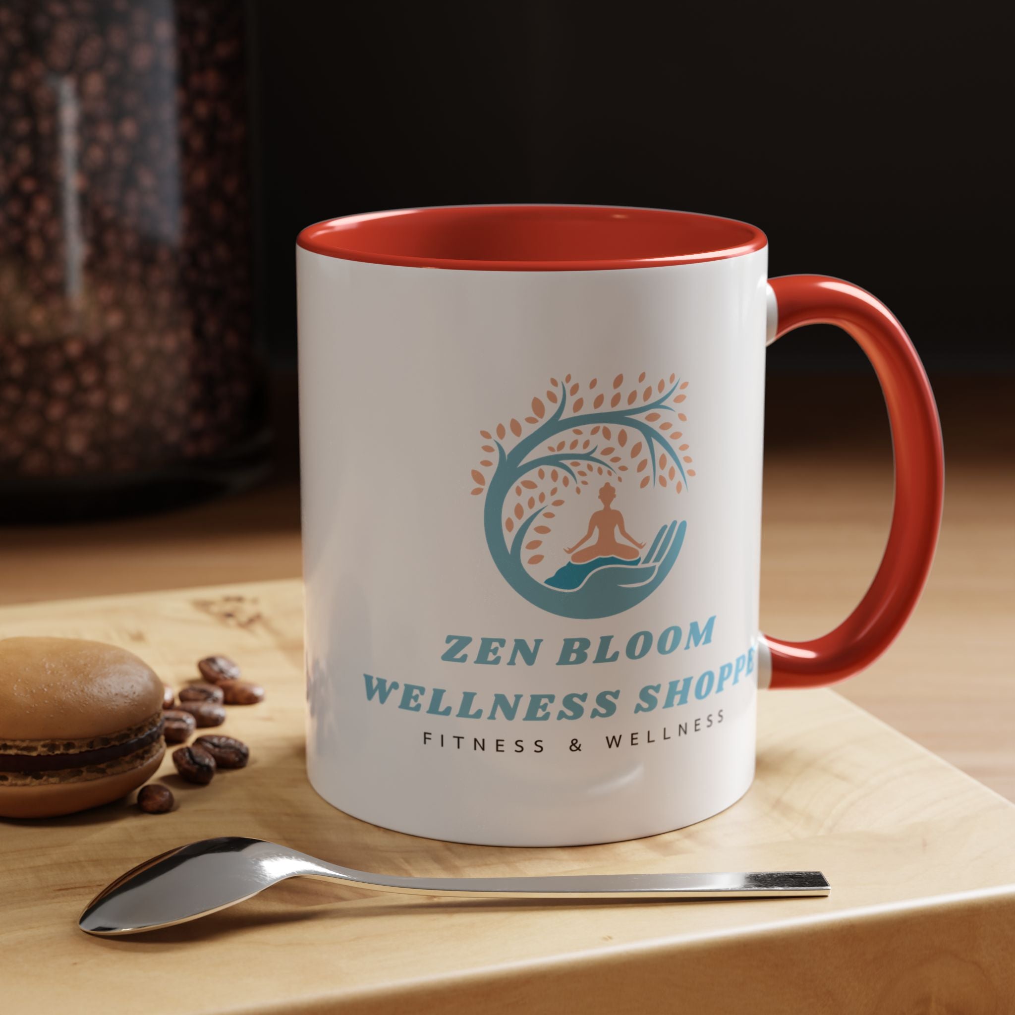 Zen Bloom Wellness Shoppe Accent Coffee Mug (11, 15oz)