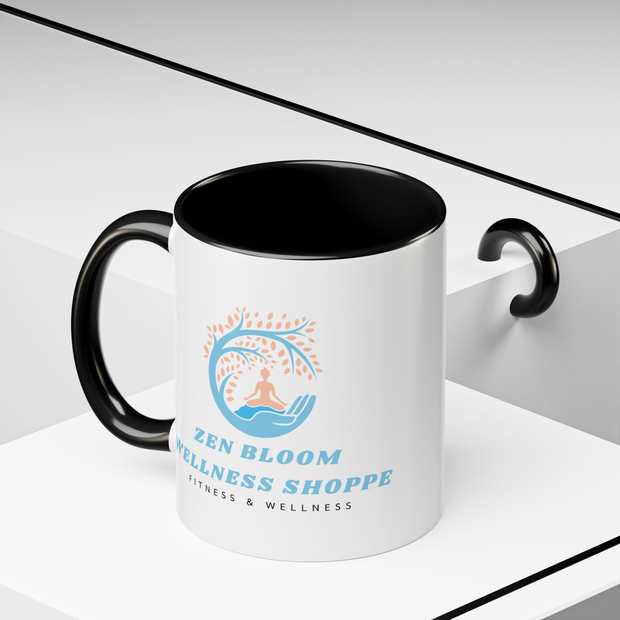 Zen Bloom Wellness Shoppe Accent Coffee Mug (11, 15oz)