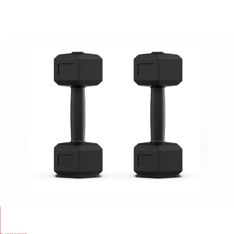 Rubberized Dumbbells Arm Muscle Training Home Gym Fitness Equipment