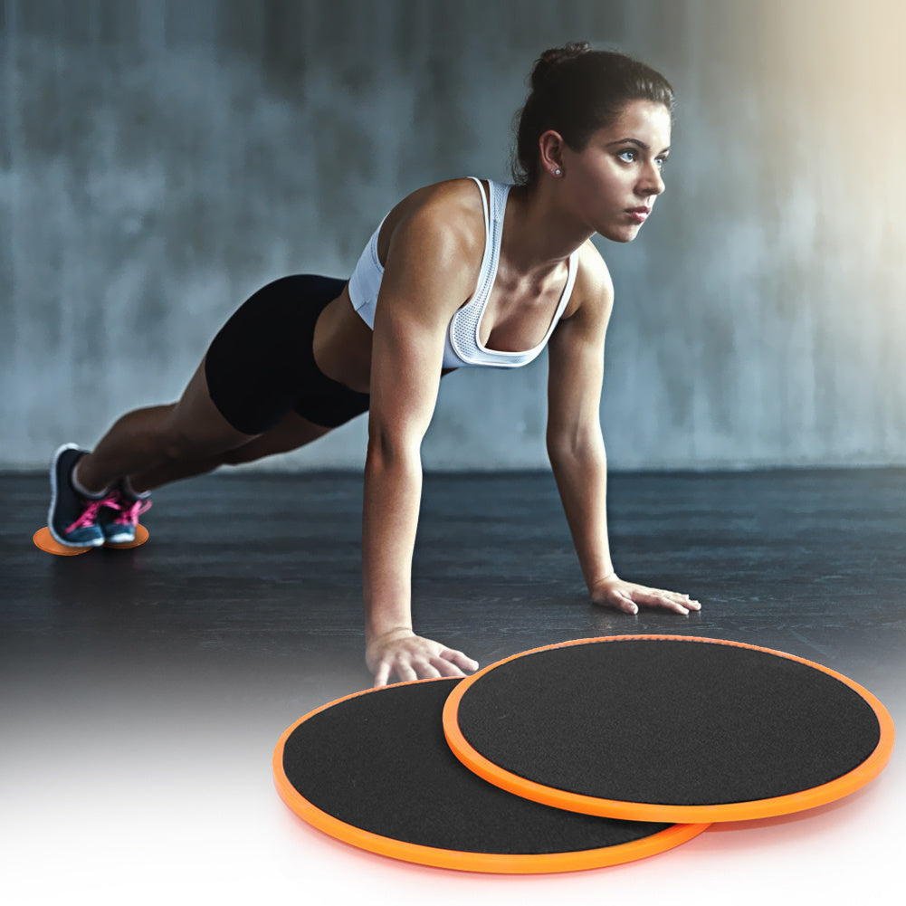 Abdominal Core Sliding Disc Exercise Pads Fitness Glide Training Set