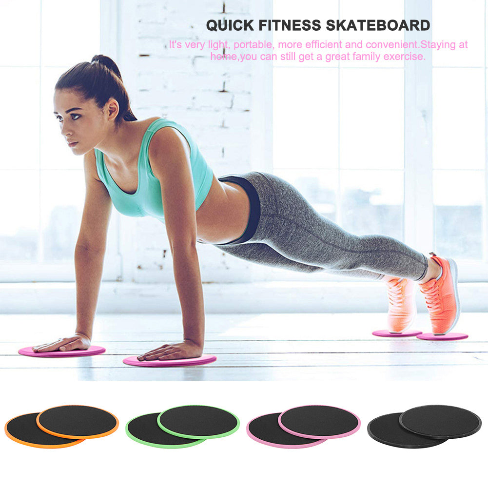 Abdominal Core Sliding Disc Exercise Pads Fitness Glide Training Set