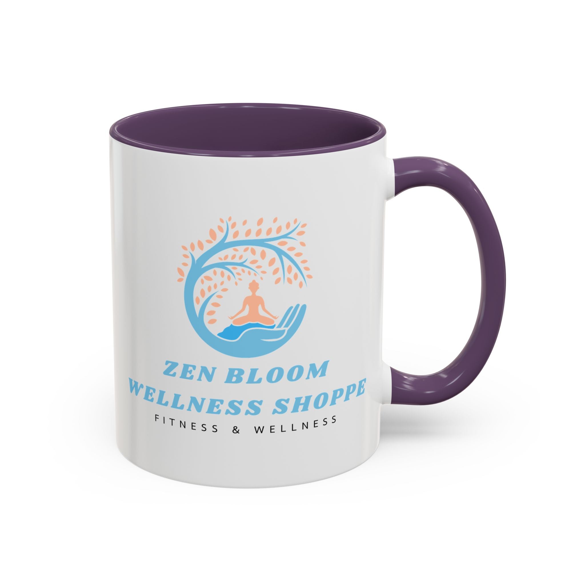 Zen Bloom Wellness Shoppe Accent Coffee Mug (11, 15oz)