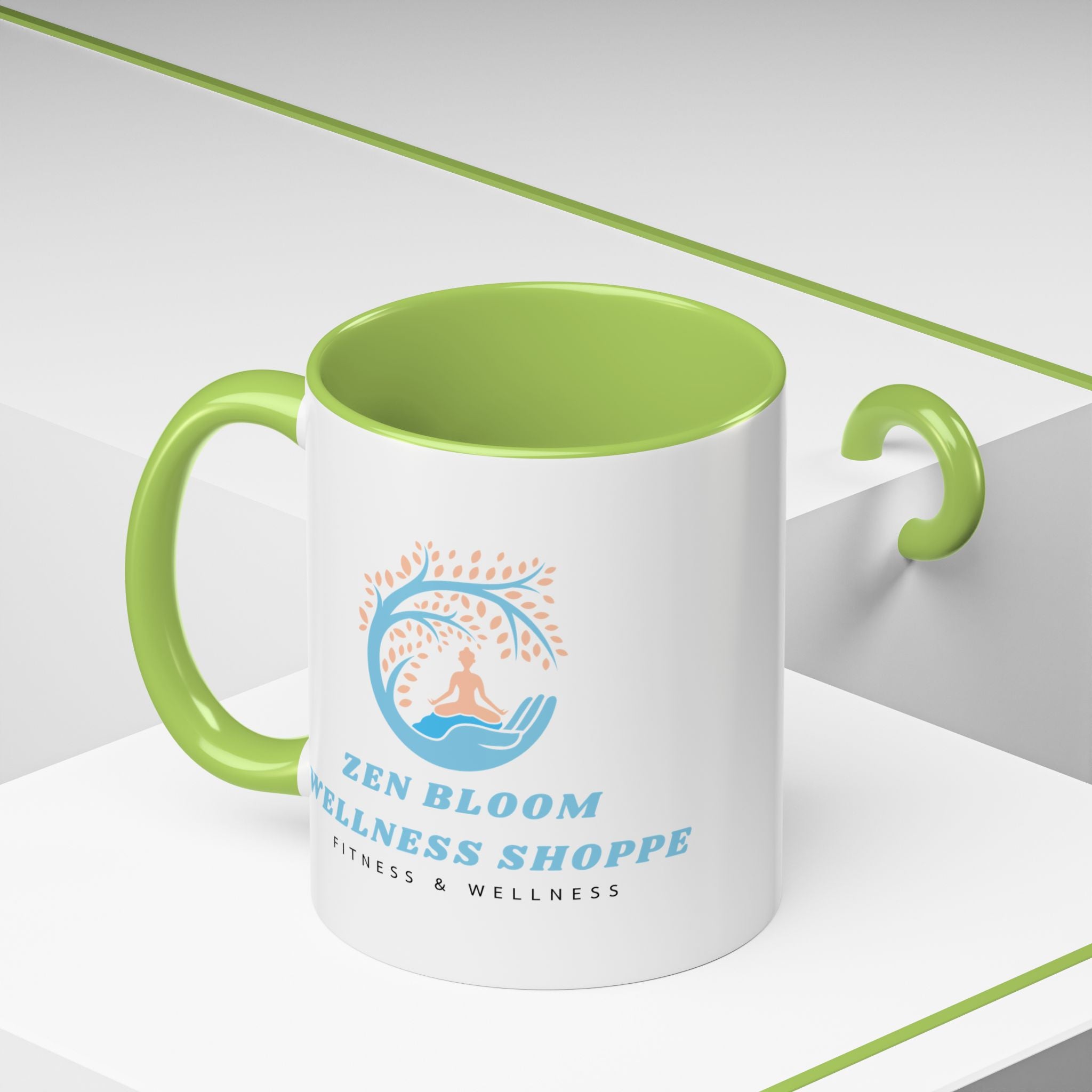Zen Bloom Wellness Shoppe Accent Coffee Mug (11, 15oz)