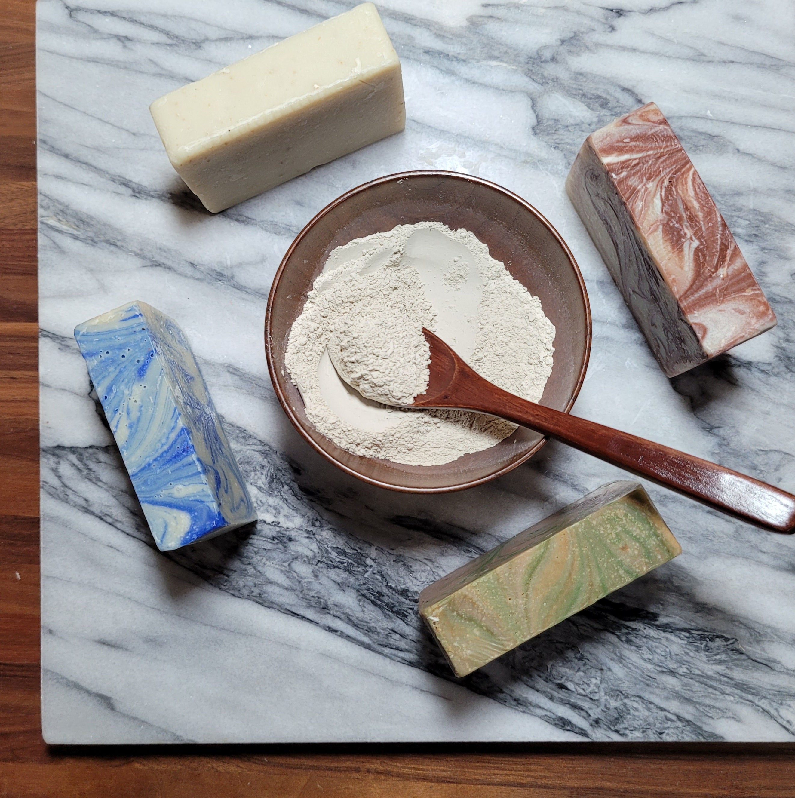 Natural Face Body Soap Bar Organic Oils Signature Clay