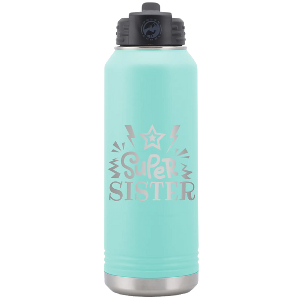 Super Sister 32 oz Water Bottle | Teal