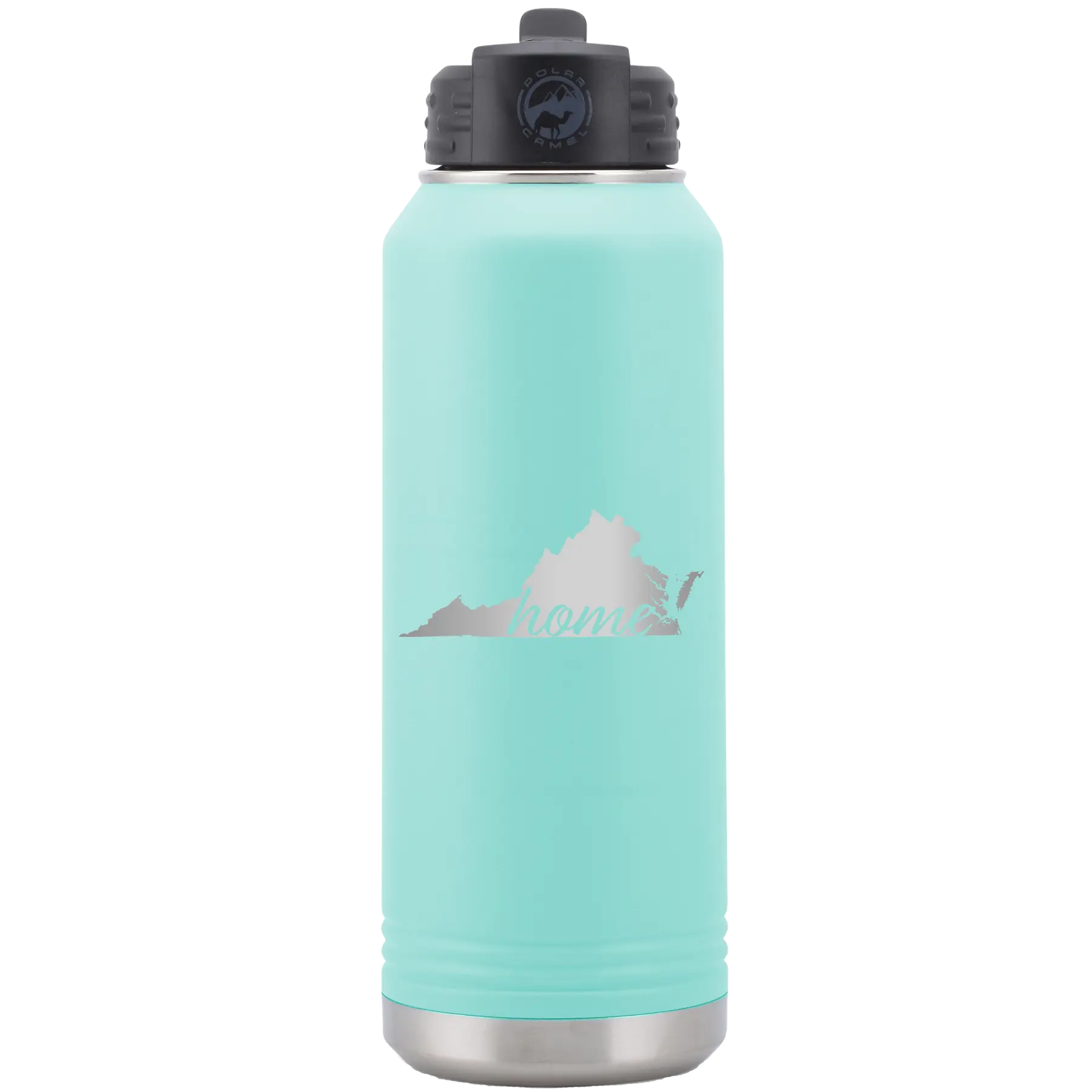 Virginia Home 32 oz Water Bottle | Teal