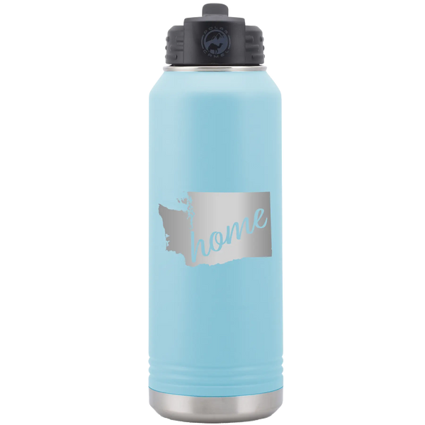 Washington Home 32 oz Water Bottle | Light Blue