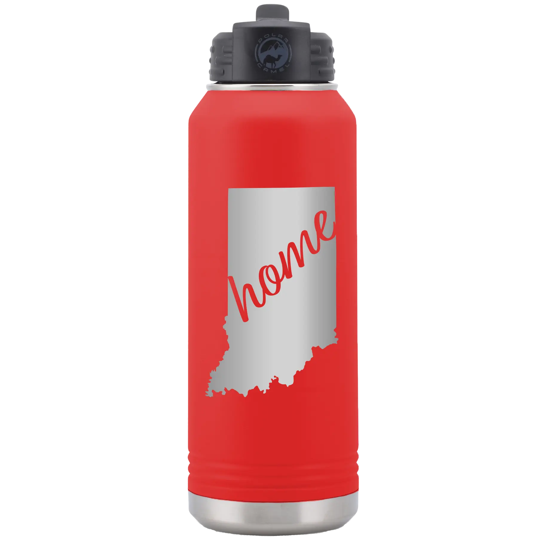 Indiana Home 32 oz Water Bottle | Red