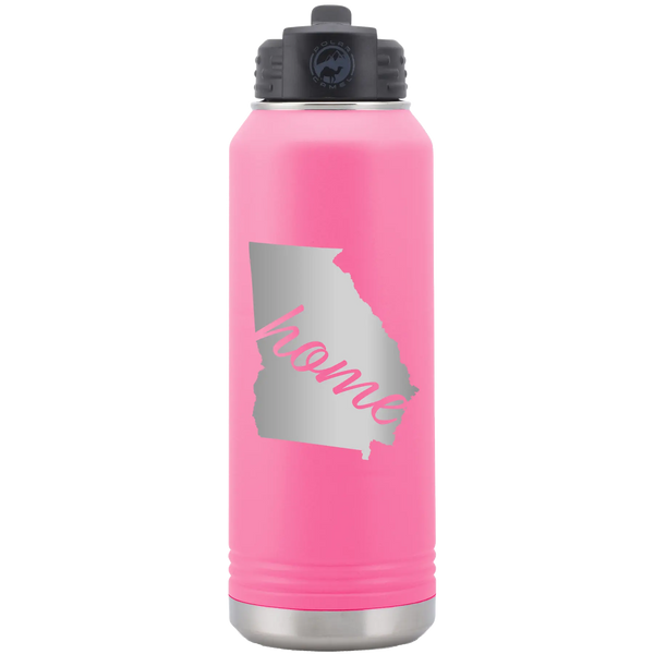 Georgia Home 32 oz Water Bottle | Pink