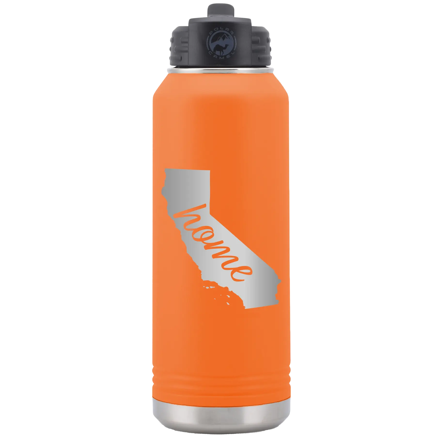 California Home 32 oz Water Bottle | Orange