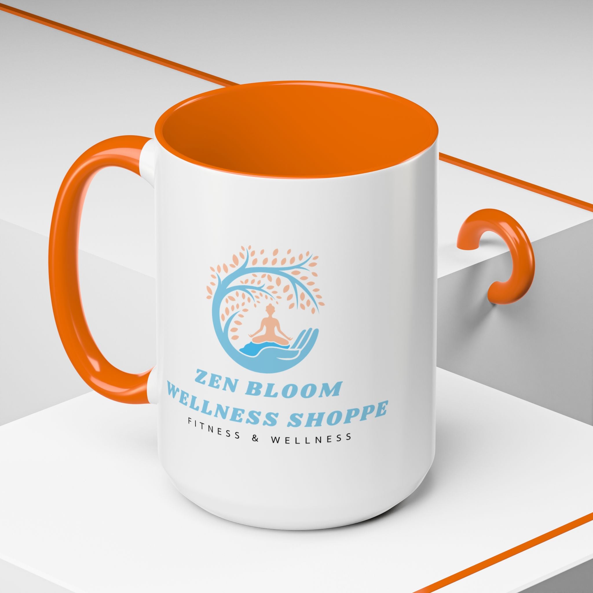 Zen Bloom Wellness Shoppe Accent Coffee Mug (11, 15oz)