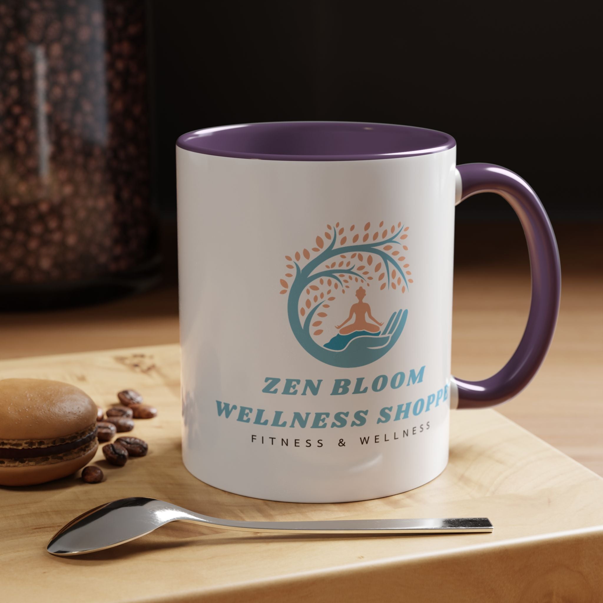 Zen Bloom Wellness Shoppe Accent Coffee Mug (11, 15oz)