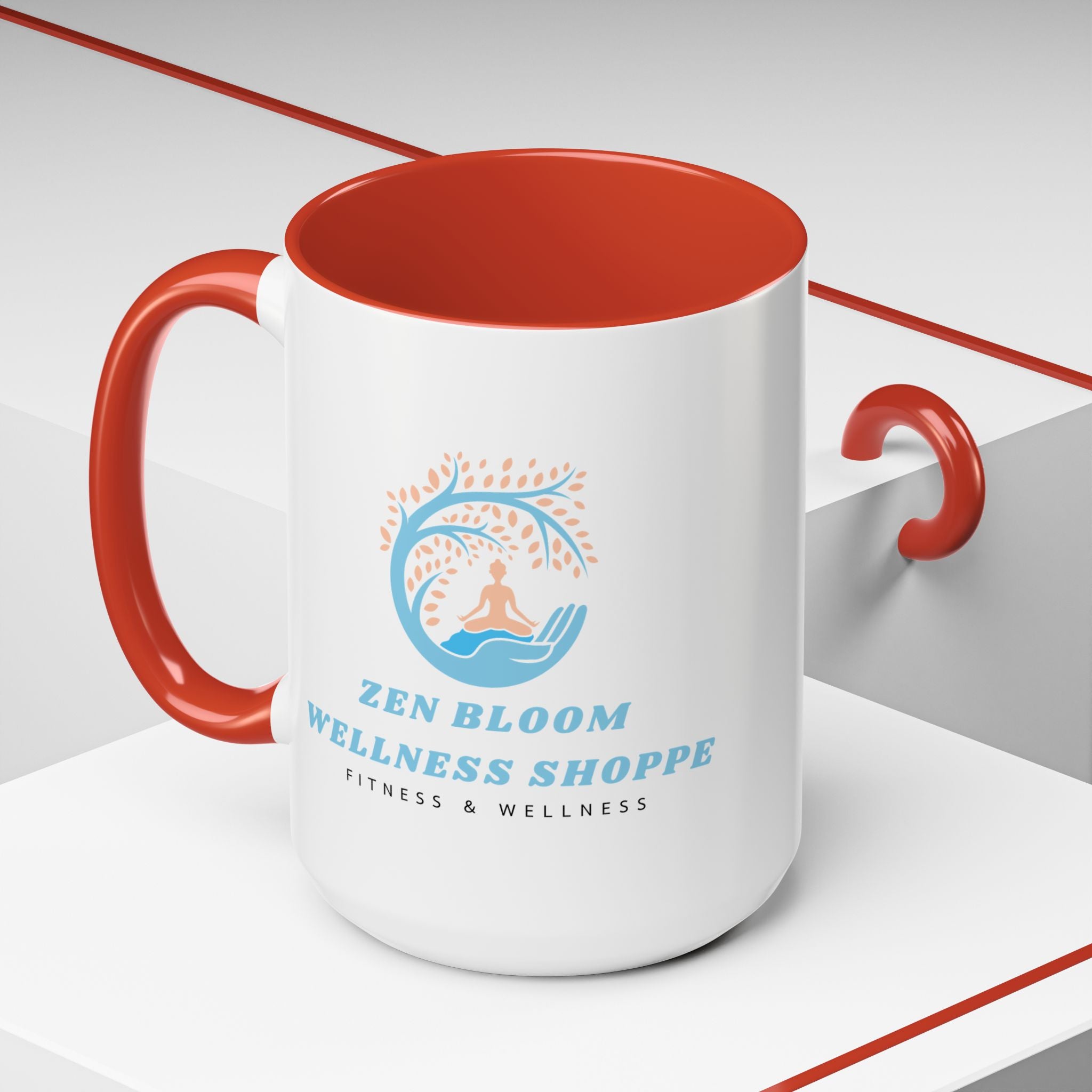 Zen Bloom Wellness Shoppe Accent Coffee Mug (11, 15oz)