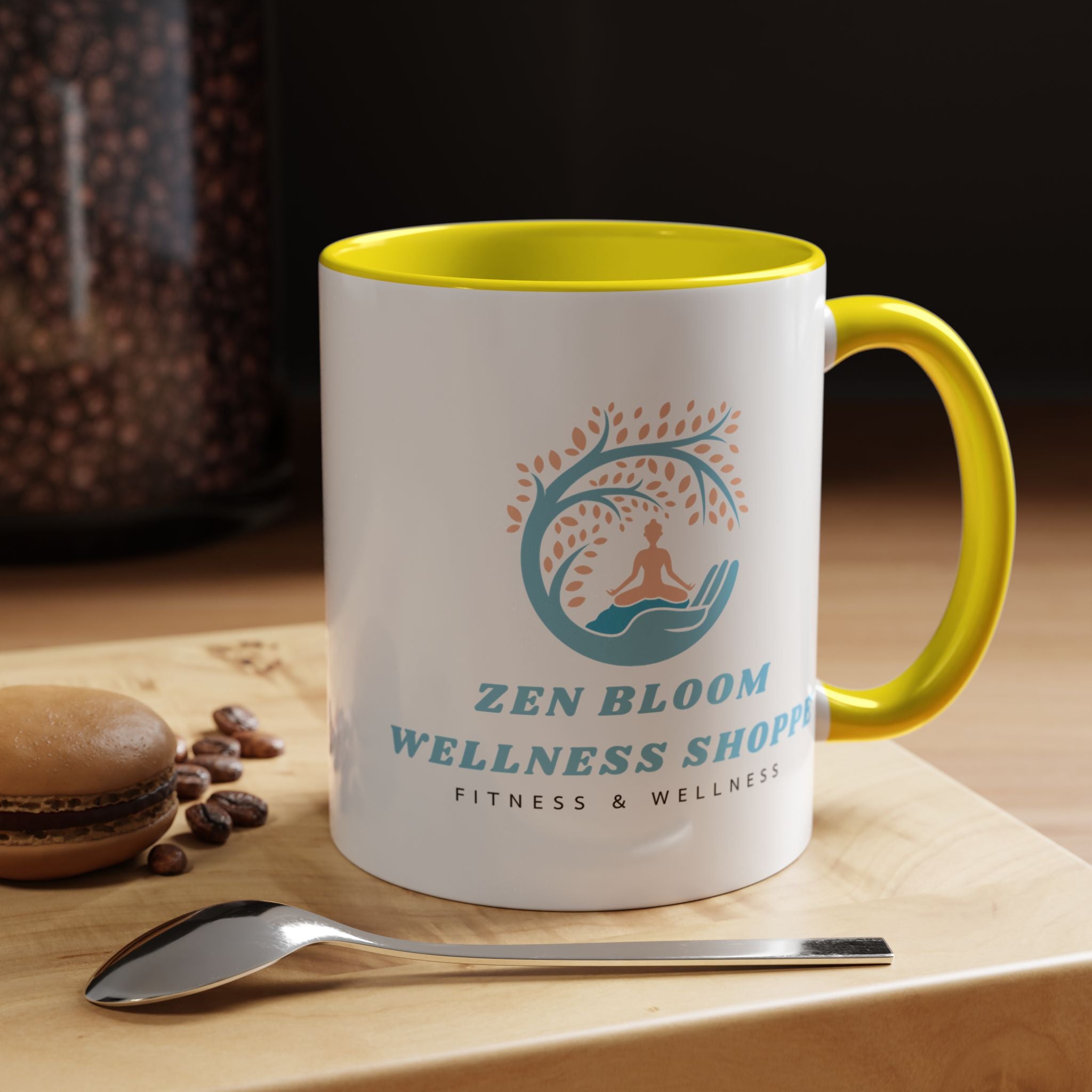 Zen Bloom Wellness Shoppe Accent Coffee Mug (11, 15oz)