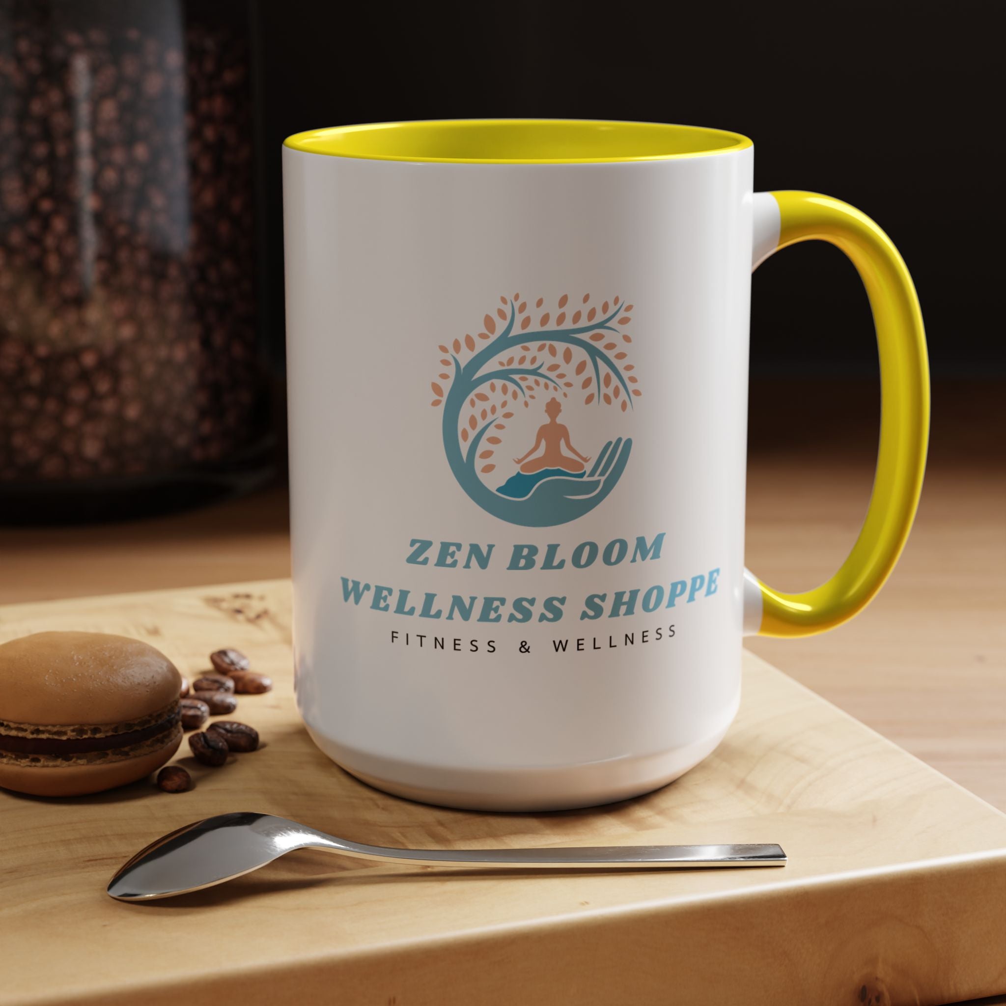 Zen Bloom Wellness Shoppe Accent Coffee Mug (11, 15oz)