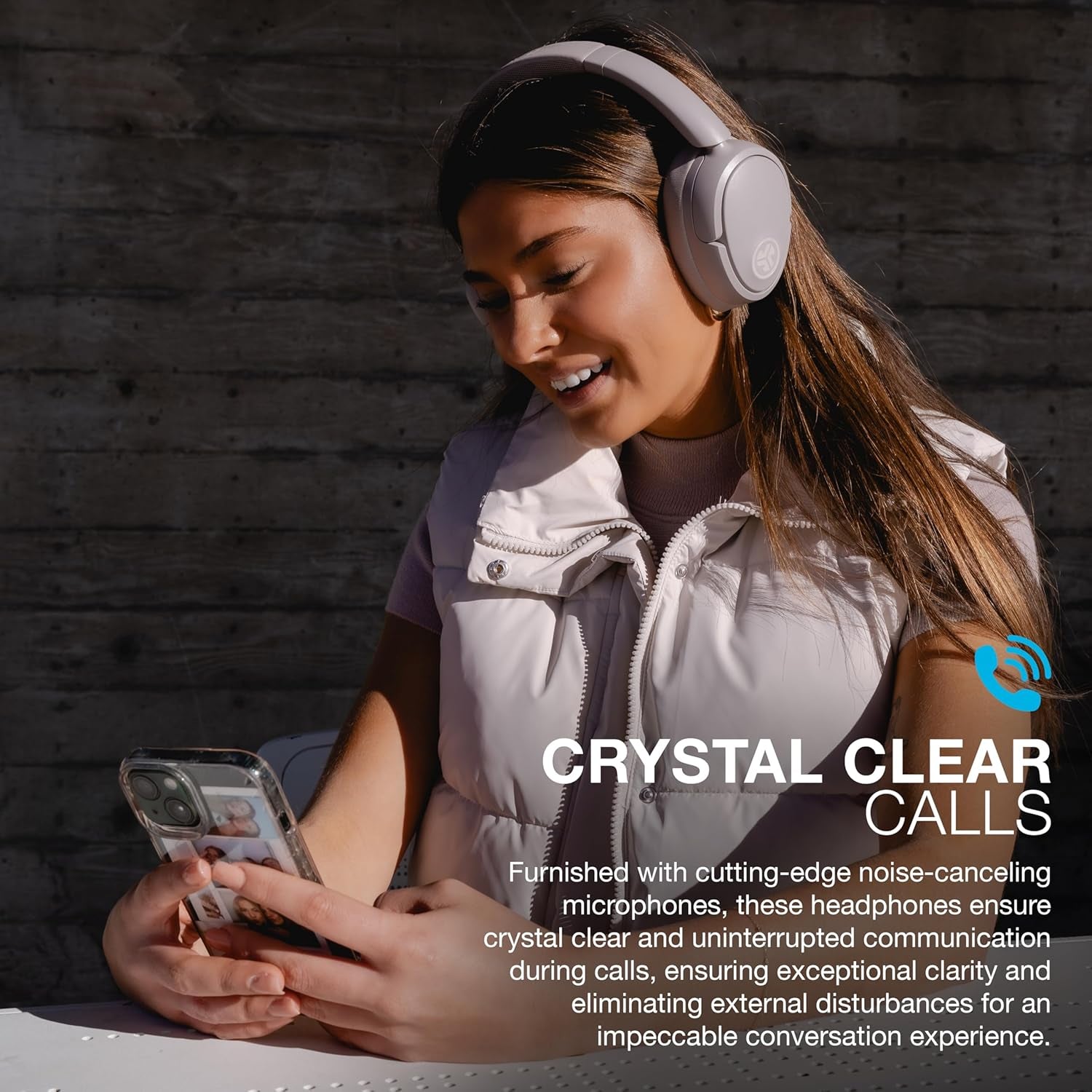 Wireless Over-Ear Headphones Mauve Bluetooth