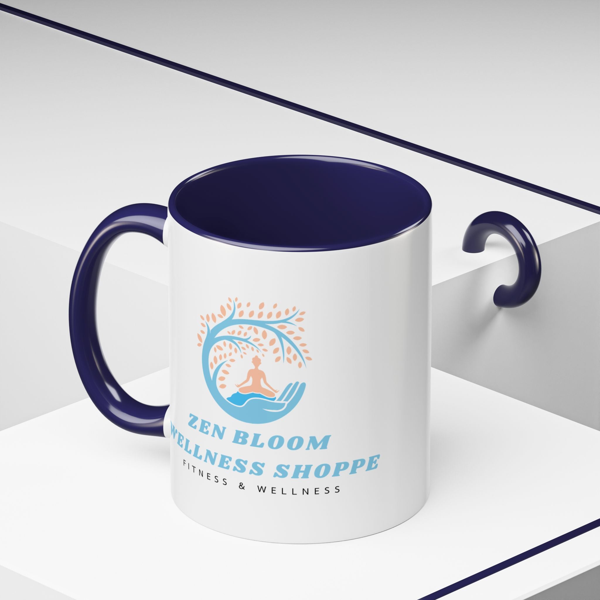 Zen Bloom Wellness Shoppe Accent Coffee Mug (11, 15oz)