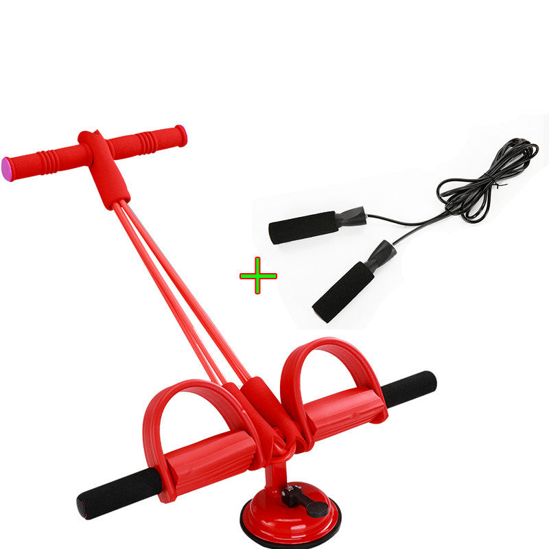 4 Tube Resistance Band Pedal Pull Rope Fitness Trainer