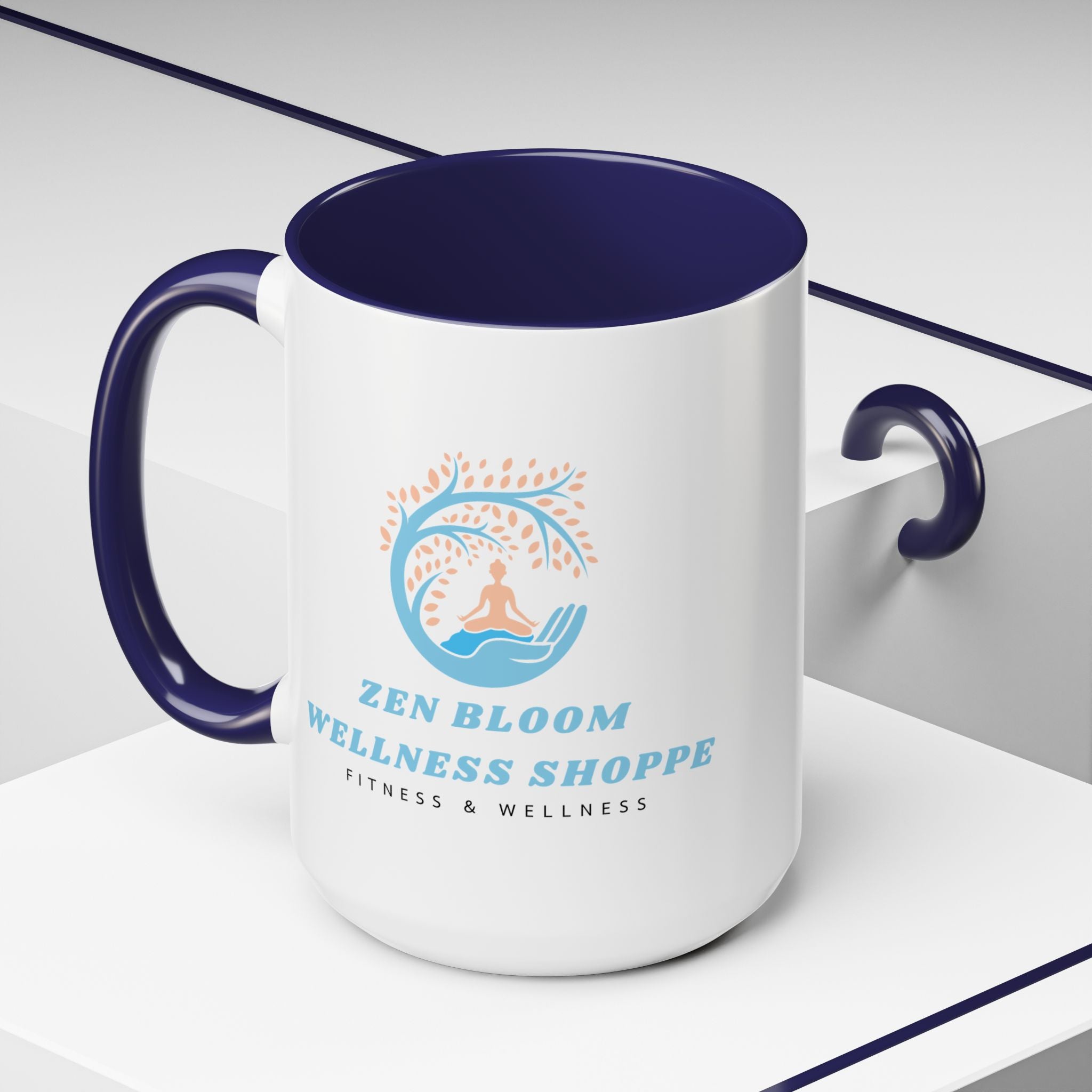 Zen Bloom Wellness Shoppe Accent Coffee Mug (11, 15oz)
