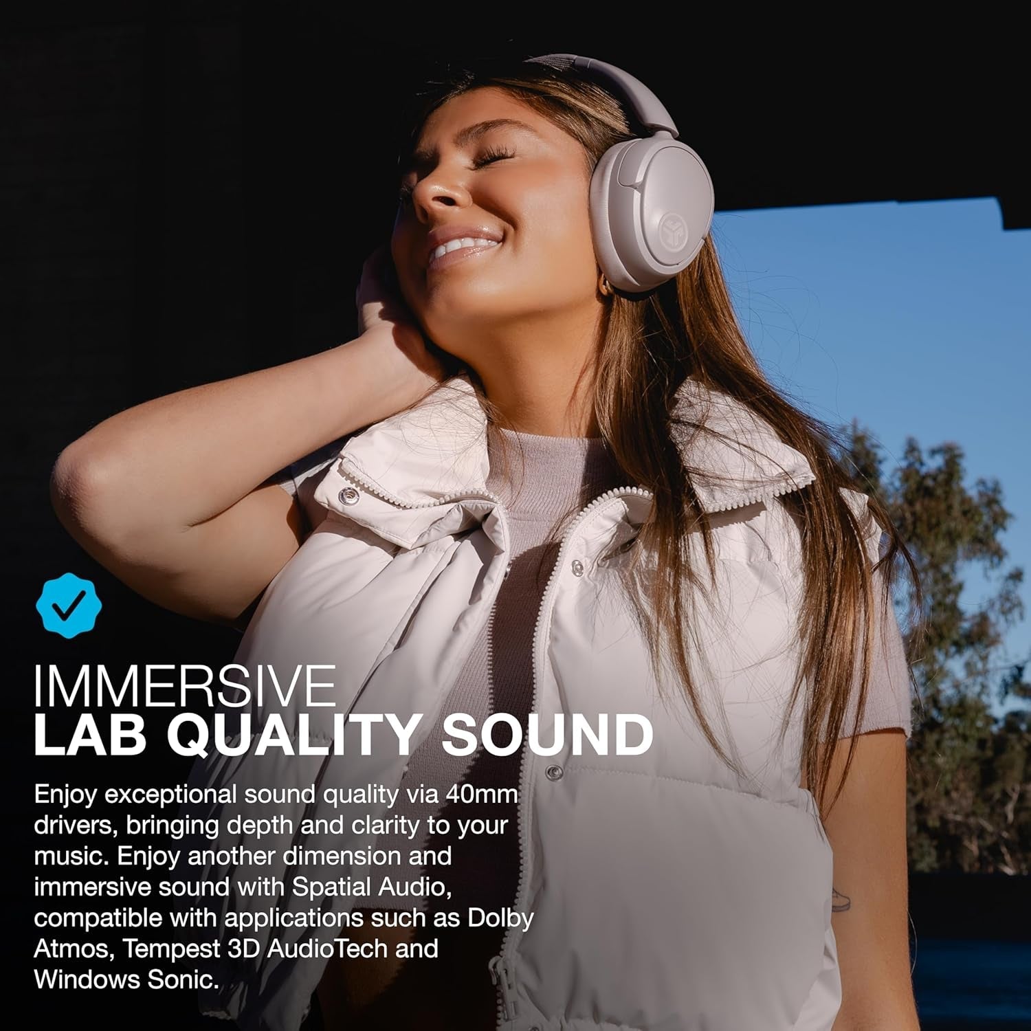 Wireless Over-Ear Headphones Mauve Bluetooth
