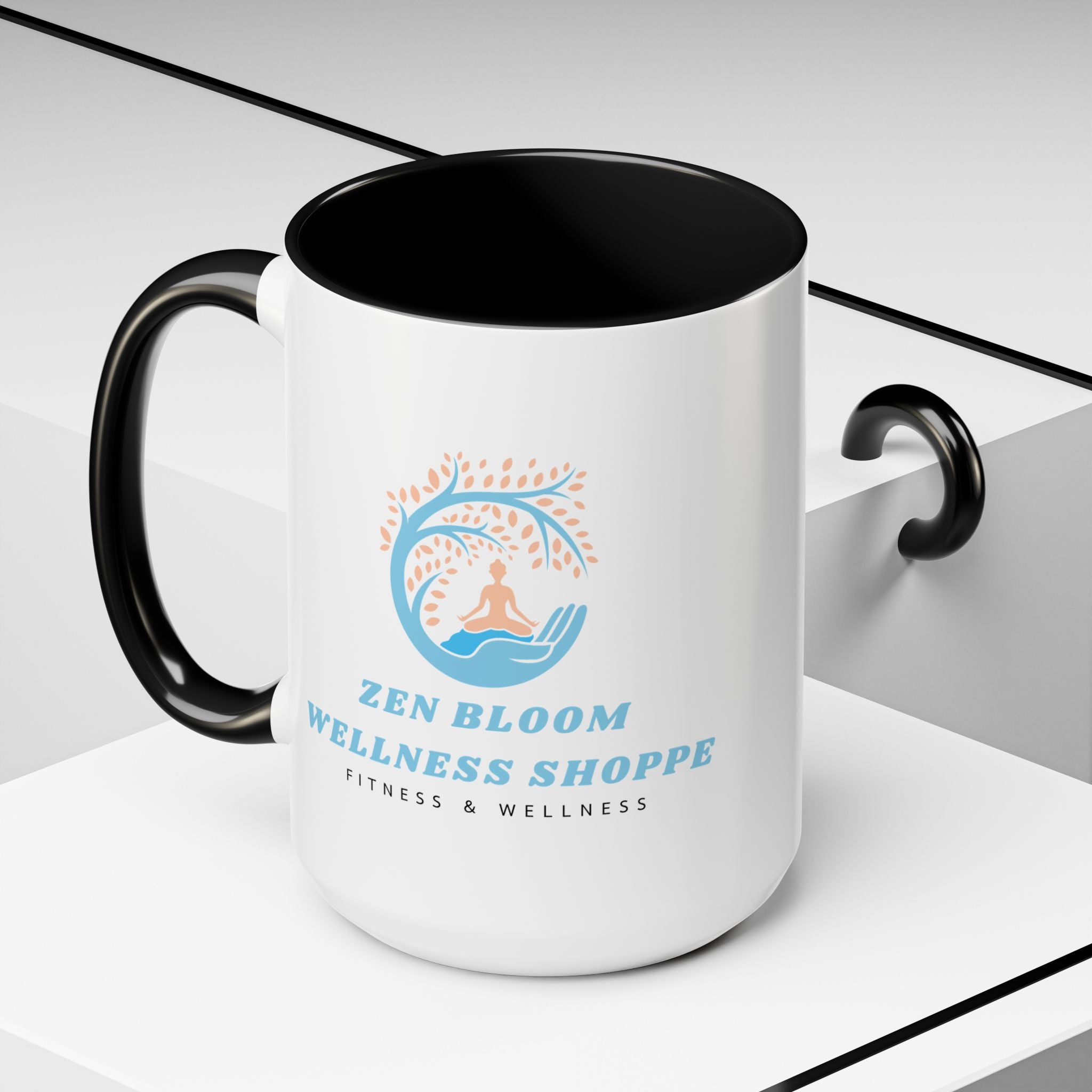 Zen Bloom Wellness Shoppe Accent Coffee Mug (11, 15oz)