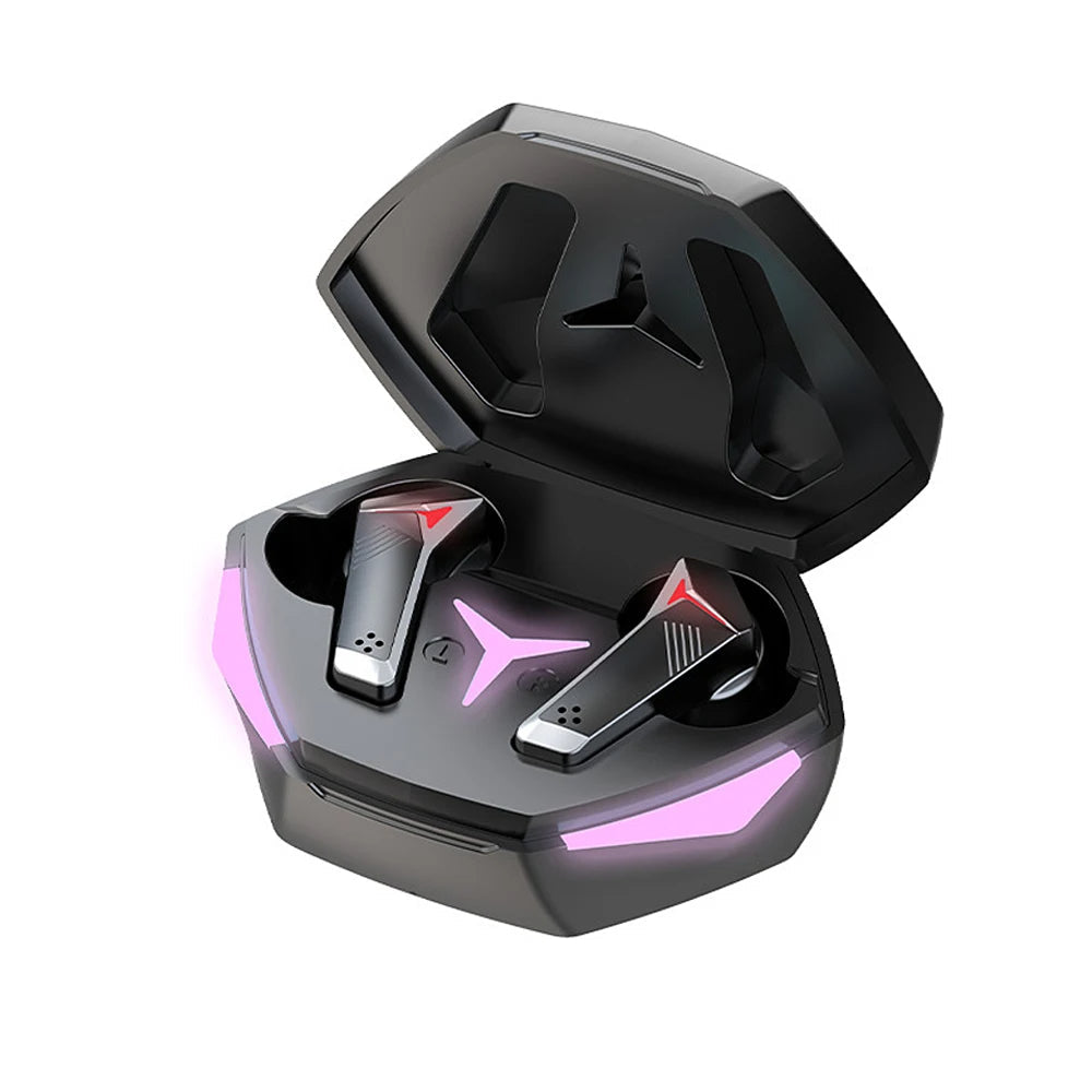 Wireless Earbuds Bluetooth 5.2 Bass Gaming Headphones with Mic