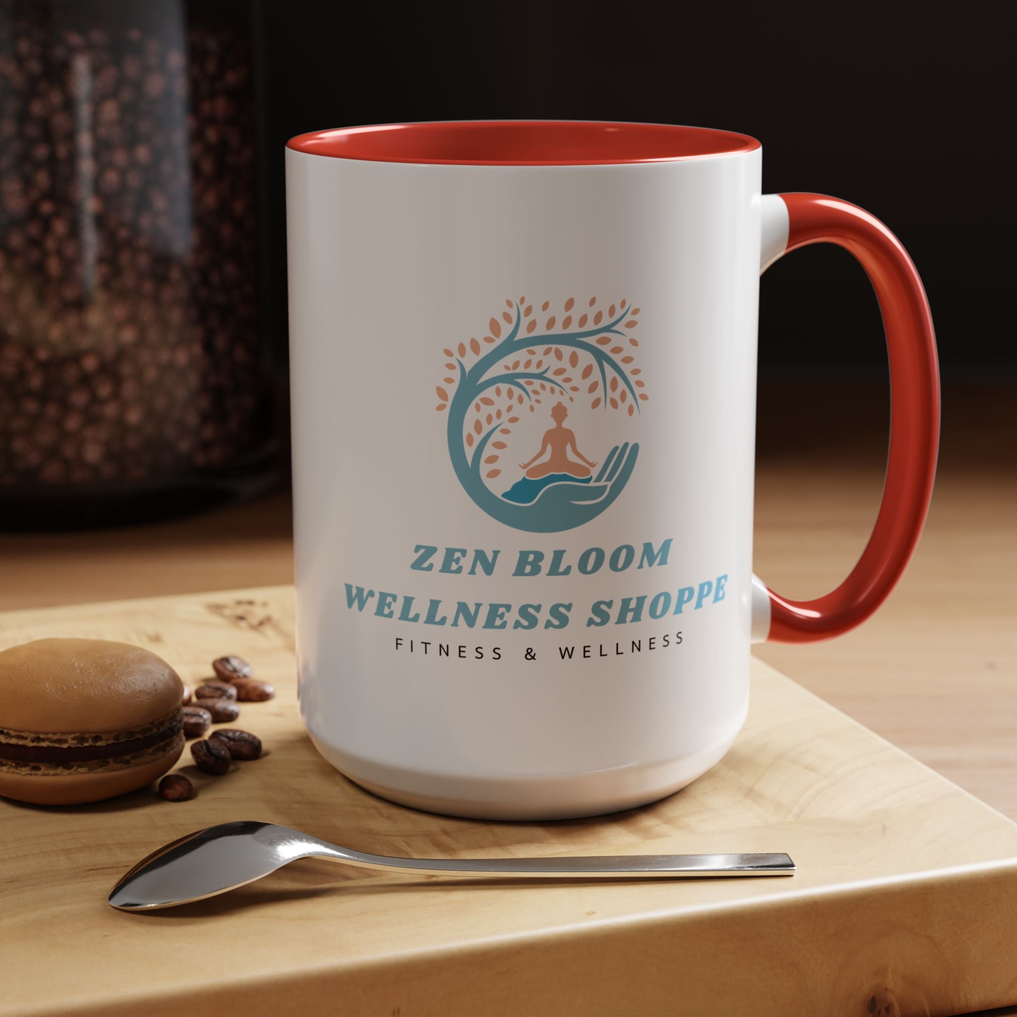 Zen Bloom Wellness Shoppe Accent Coffee Mug (11, 15oz)