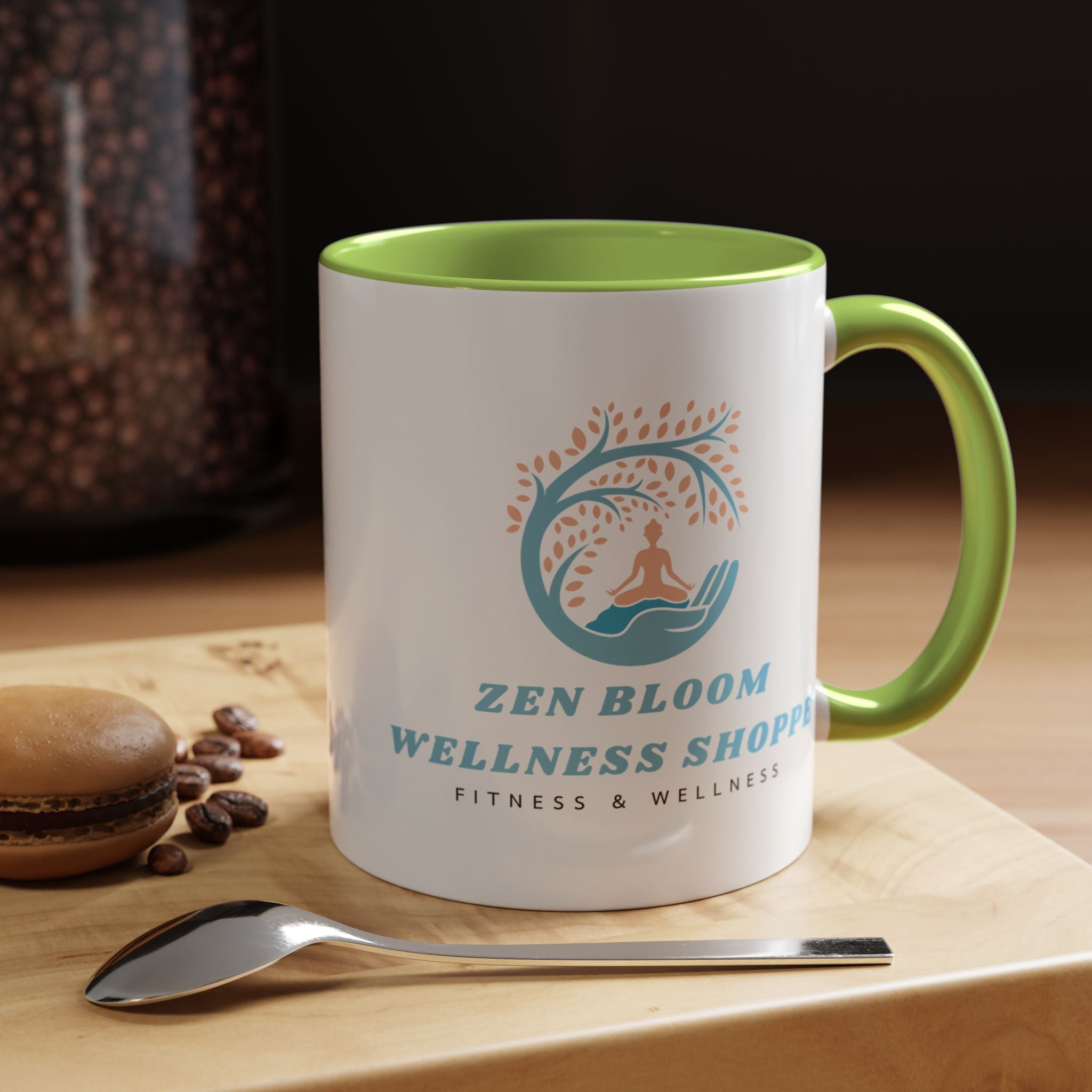 Zen Bloom Wellness Shoppe Accent Coffee Mug (11, 15oz)