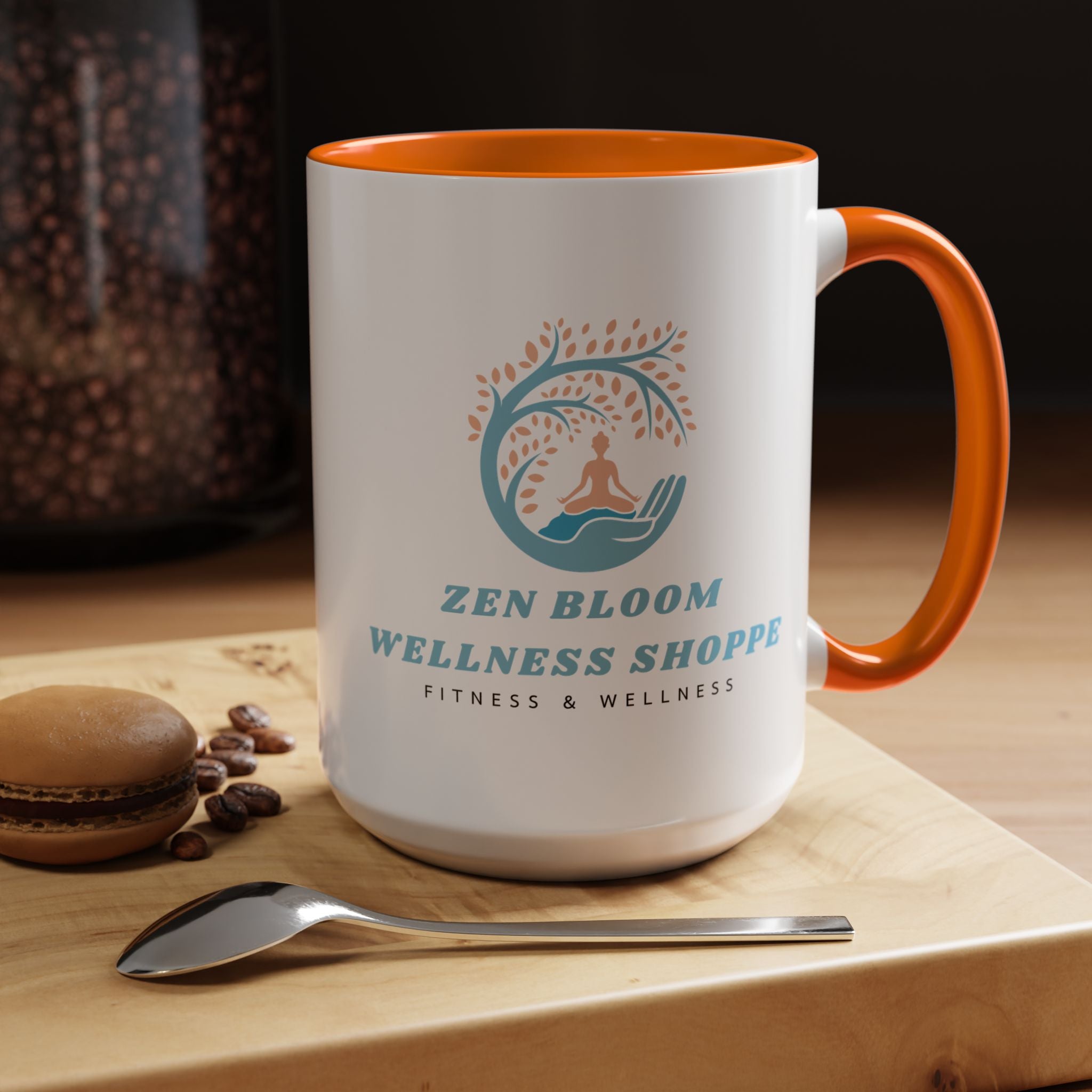 Zen Bloom Wellness Shoppe Accent Coffee Mug (11, 15oz)