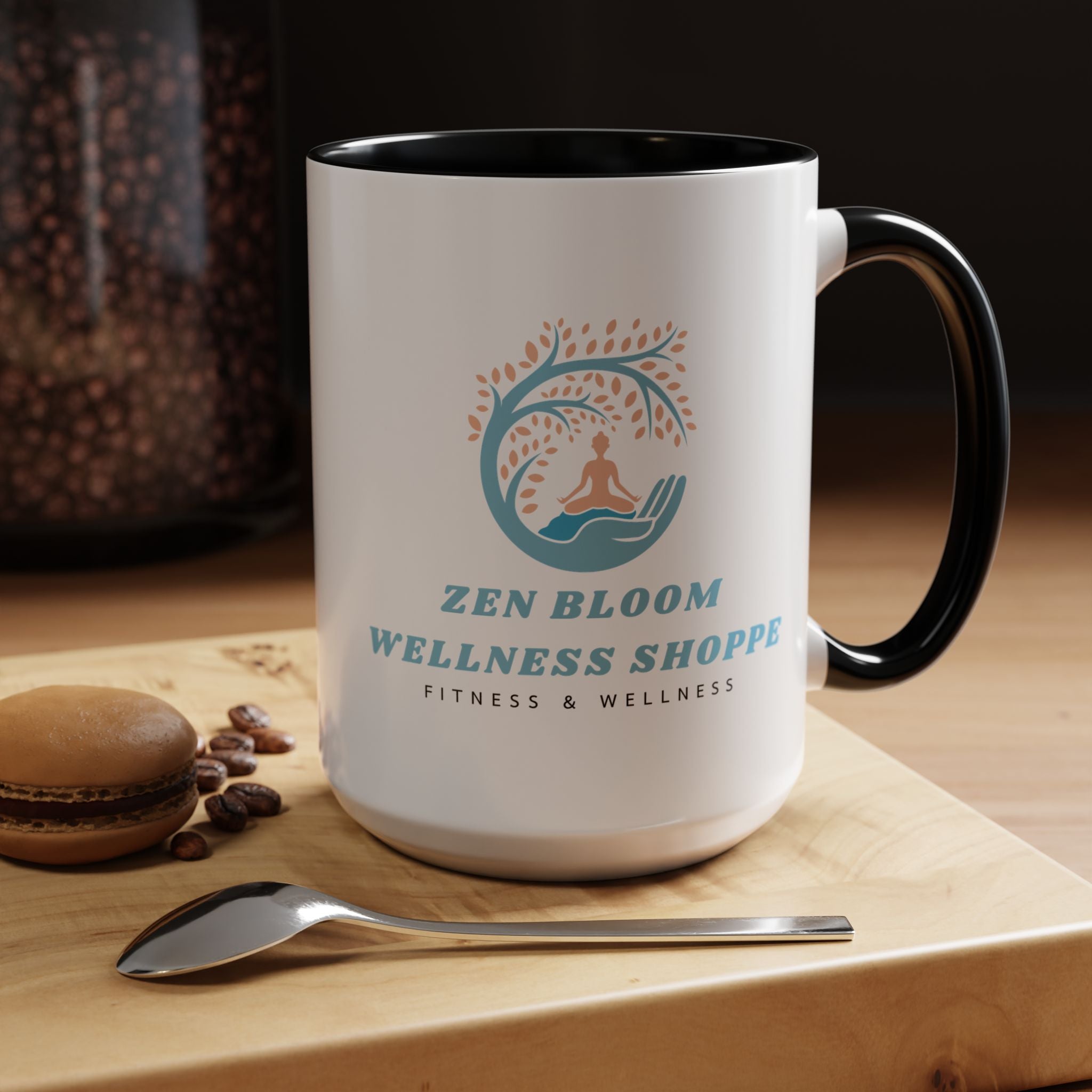 Zen Bloom Wellness Shoppe Accent Coffee Mug (11, 15oz)