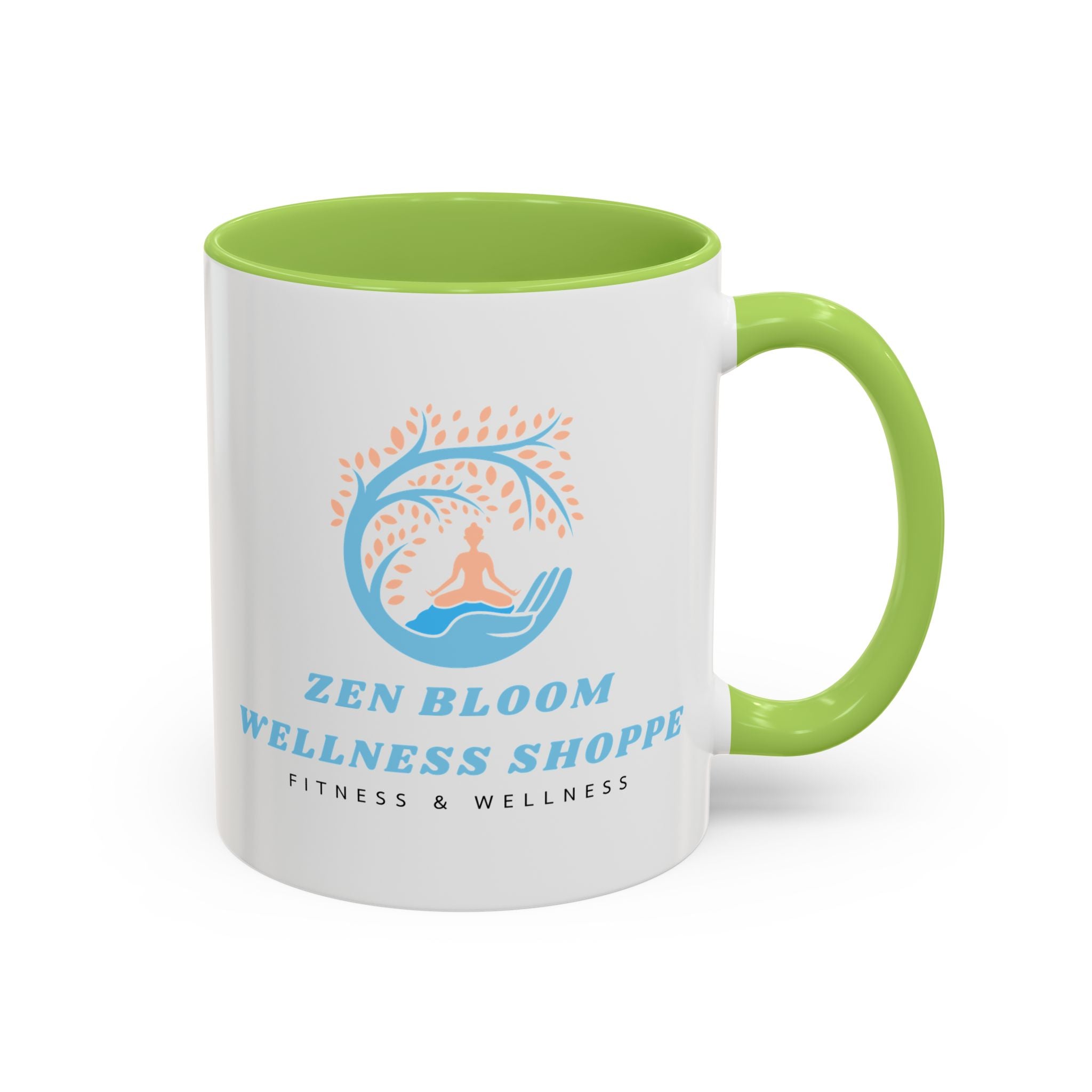 Zen Bloom Wellness Shoppe Accent Coffee Mug (11, 15oz)