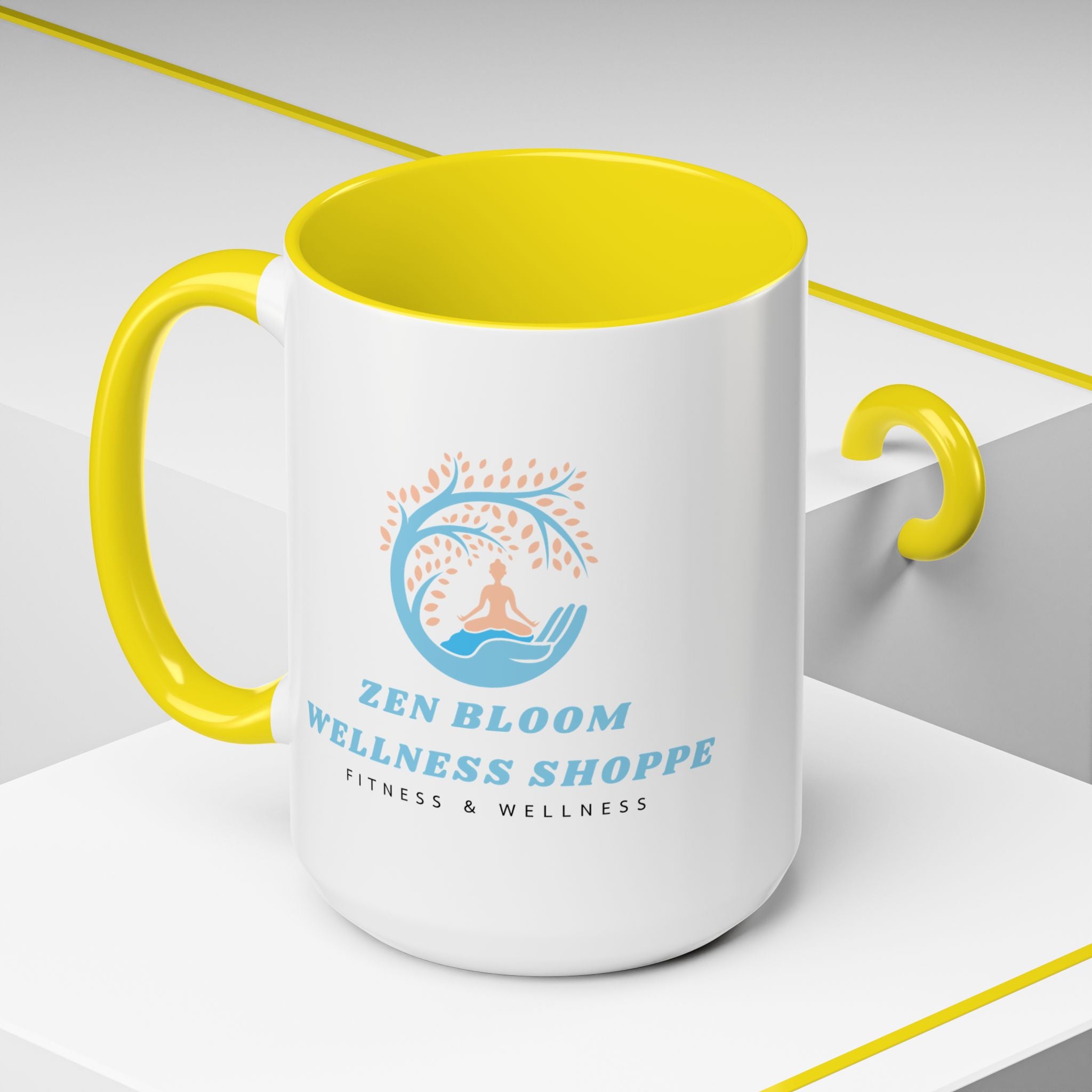 Zen Bloom Wellness Shoppe Accent Coffee Mug (11, 15oz)