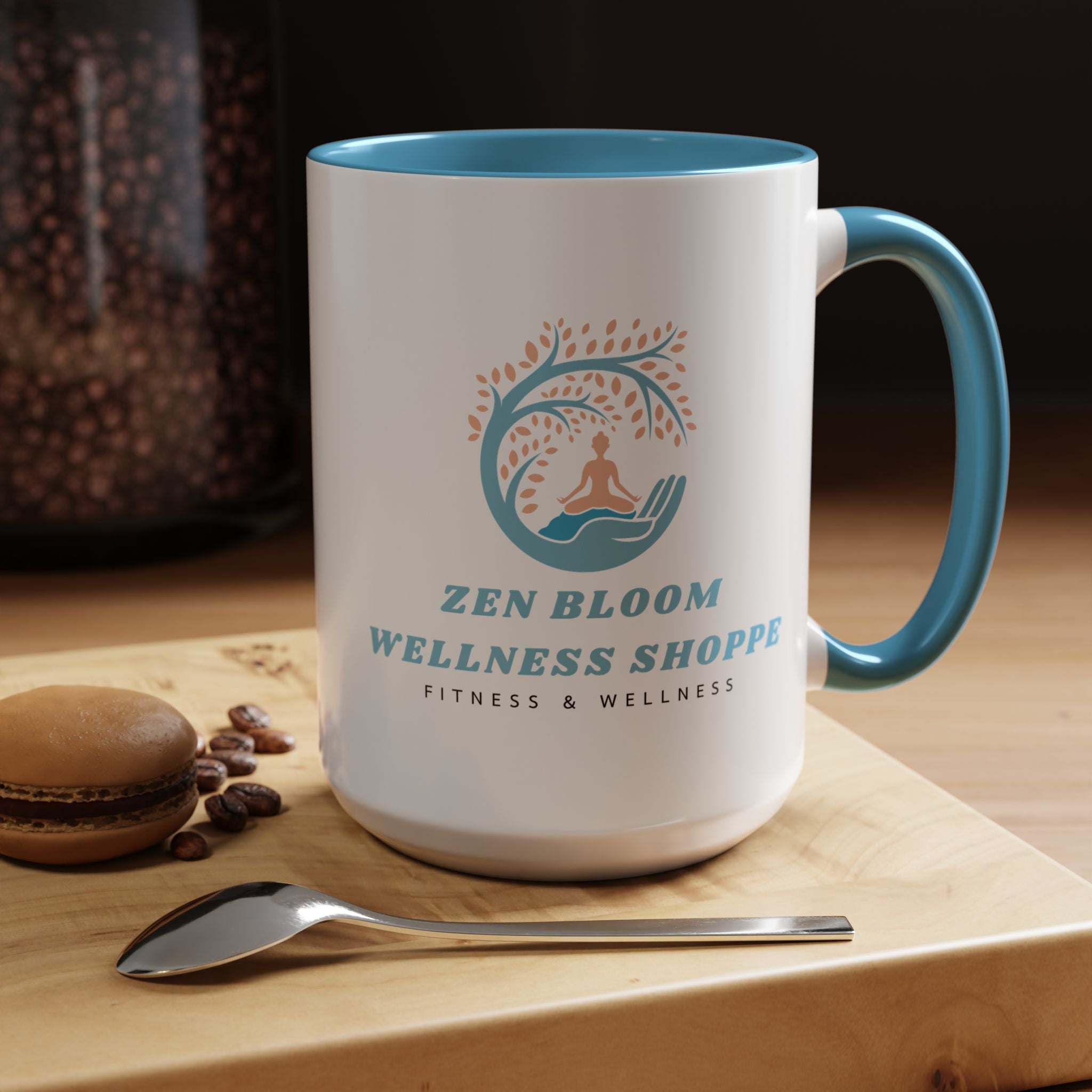Zen Bloom Wellness Shoppe Accent Coffee Mug (11, 15oz)