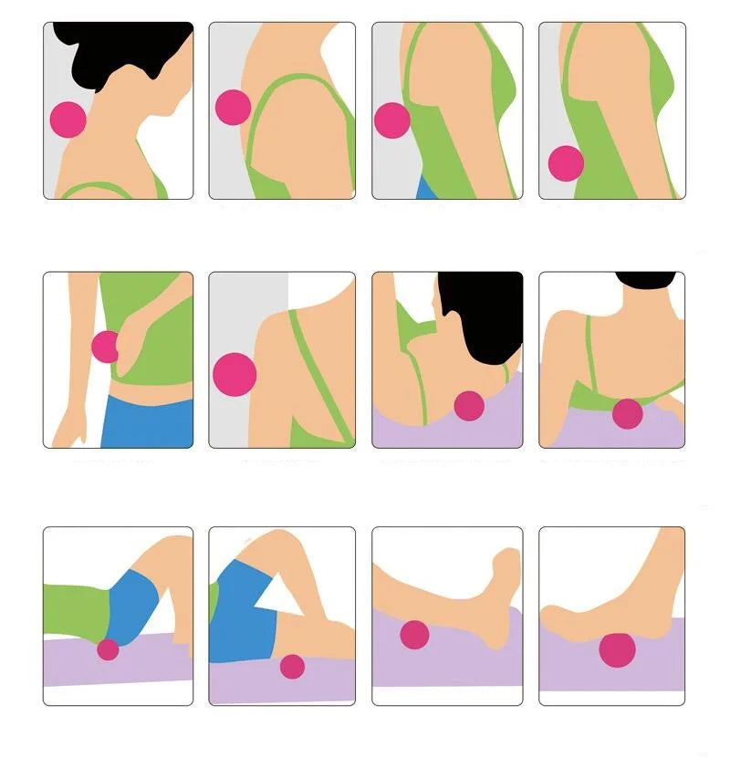 Peanut Massage Ball Set Trigger Point Muscle Relief