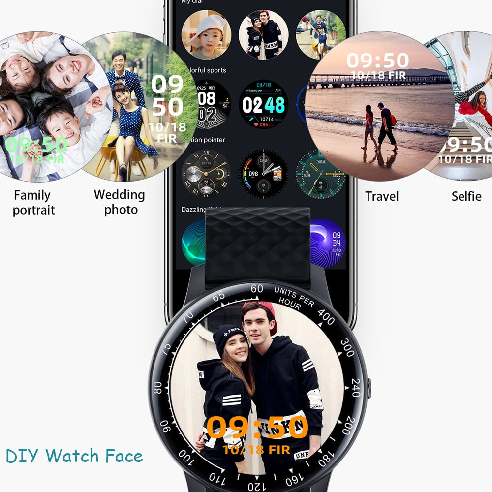 Smart Watch Fitness Tracker Heart Rate Blood Pressure Monitor Wearable