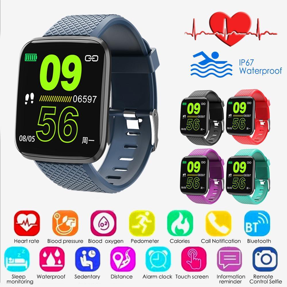 Sport Smart Watch Waterproof Heart Rate Blood Pressure Fitness Tracker