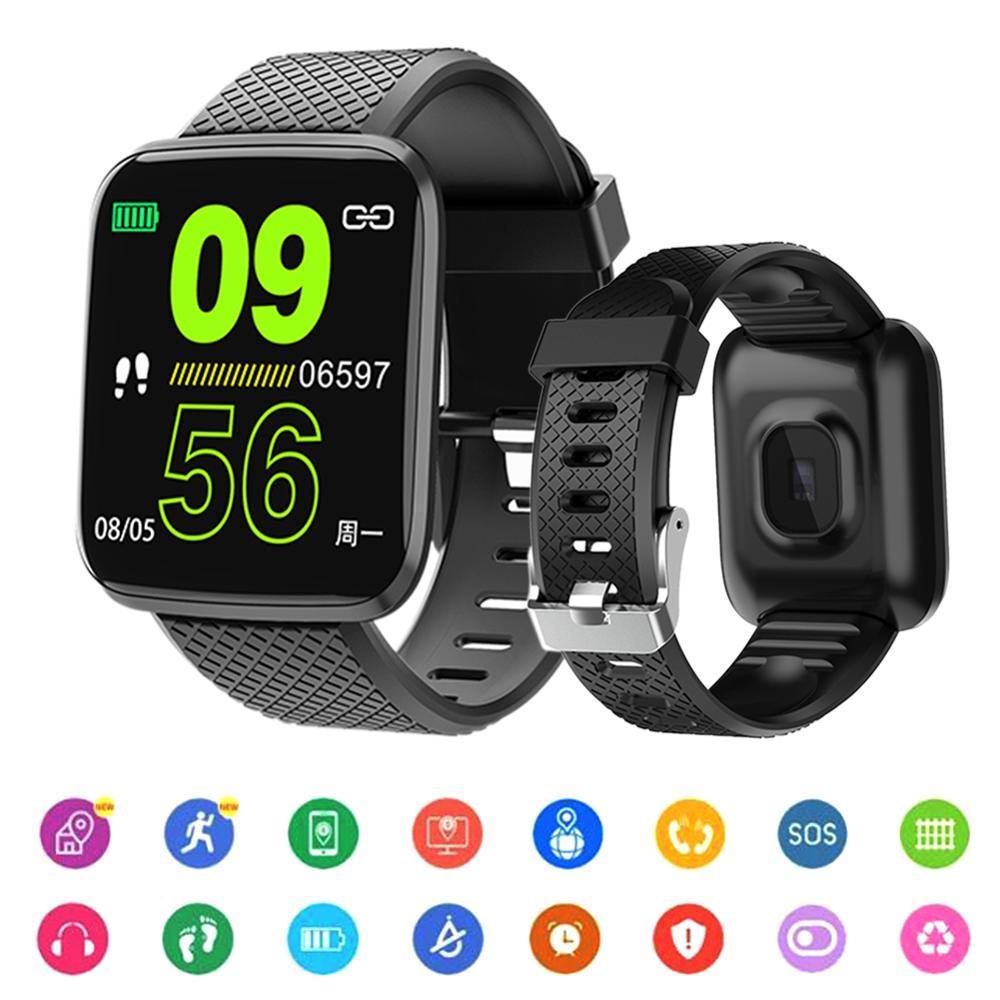 Sport Smart Watch Waterproof Heart Rate Blood Pressure Fitness Tracker