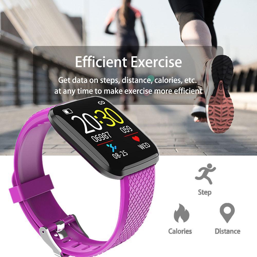 Sport Smart Watch Waterproof Heart Rate Blood Pressure Fitness Tracker