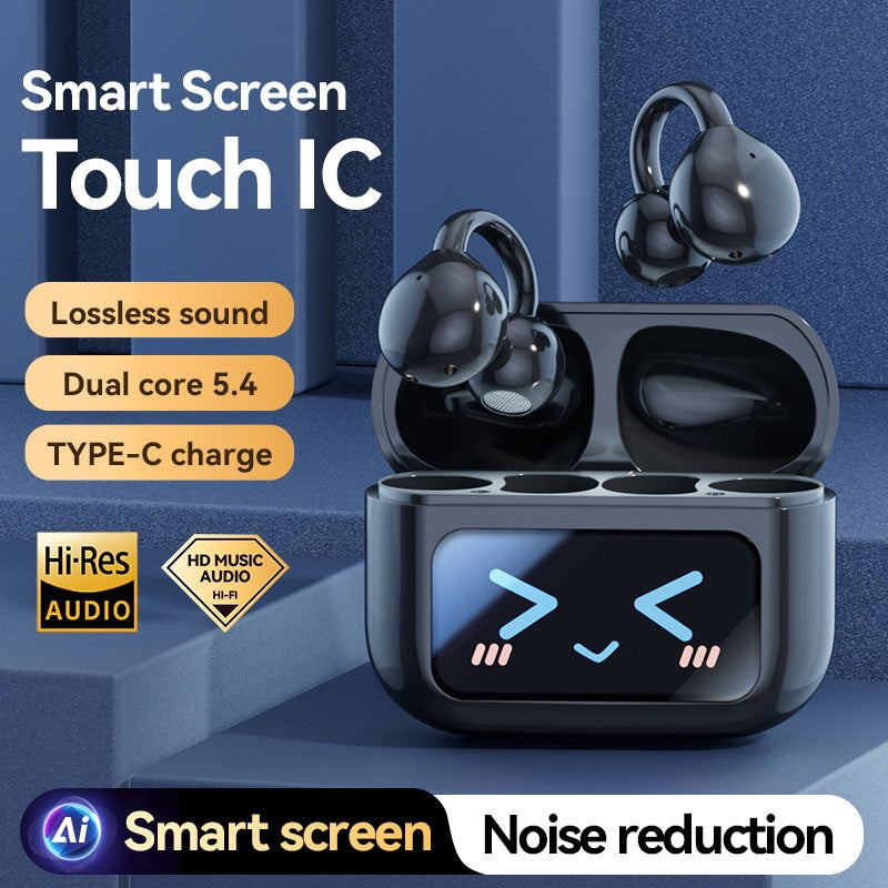 Open Ear Wireless Earbuds BT 5.4 Sports Headphones Waterproof
