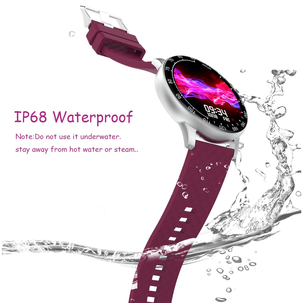 Smart Watch Fitness Tracker Heart Rate Blood Pressure Monitor Wearable