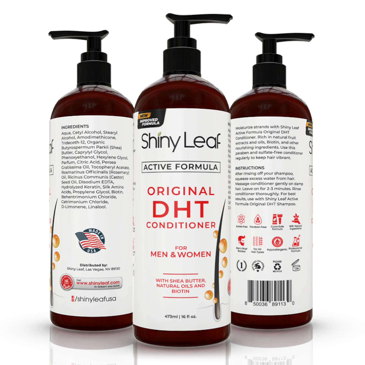 Blocker Shampoo Conditioner Set with Biotin 16oz Duo
